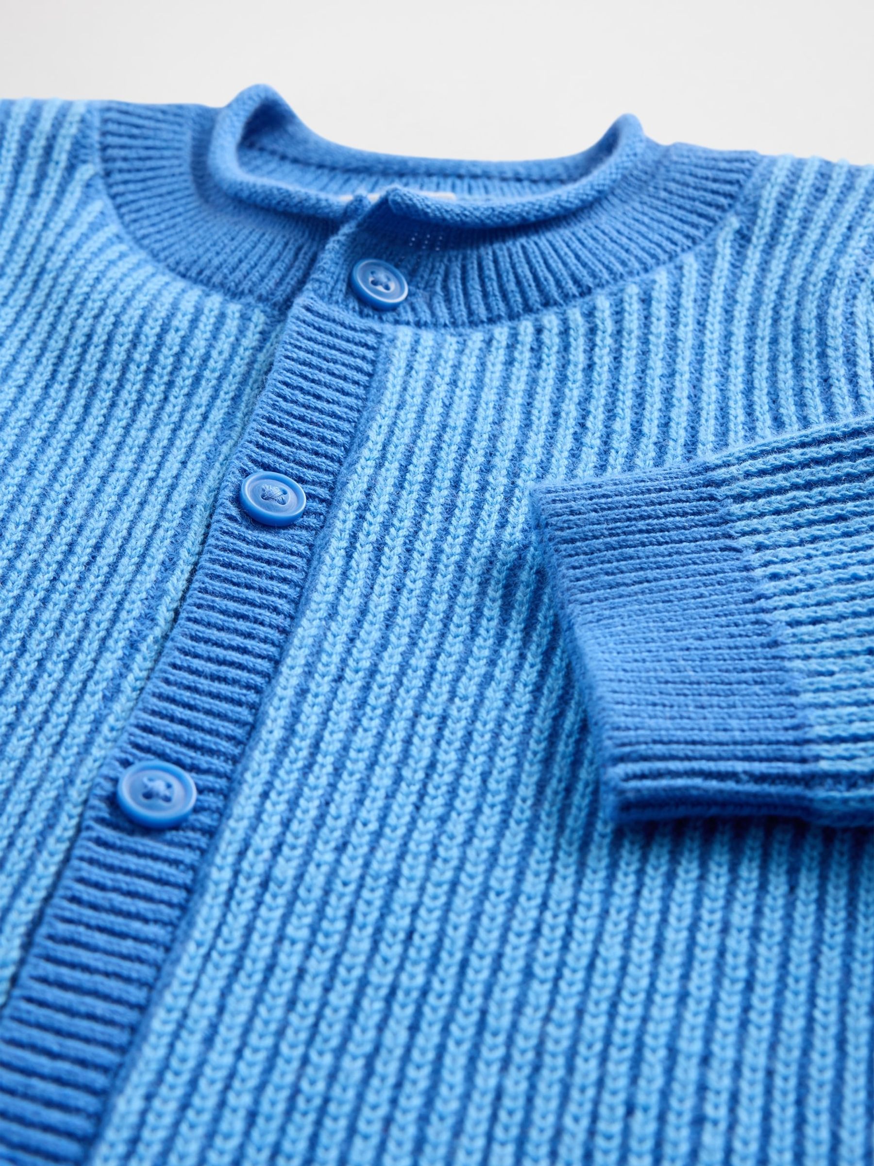 Blue Footless Knitted One-Piece - Image 3 of 3