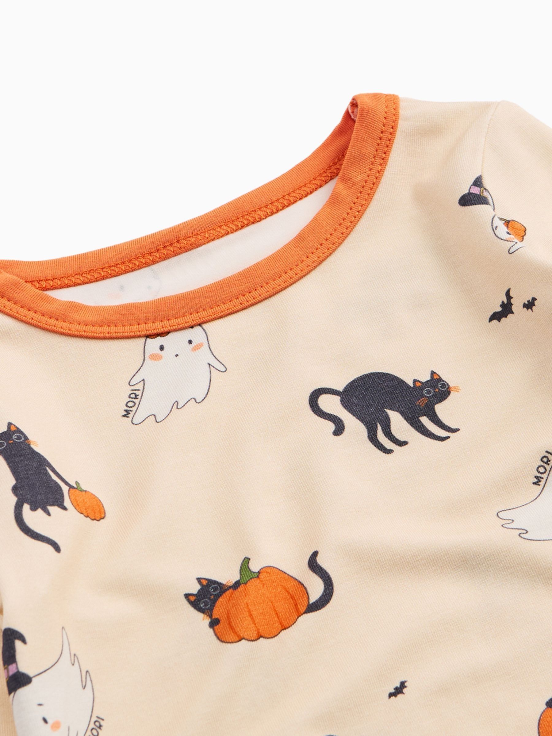 MORI Cream Supersoft Halloween Pyjamas - Image 3 of 5