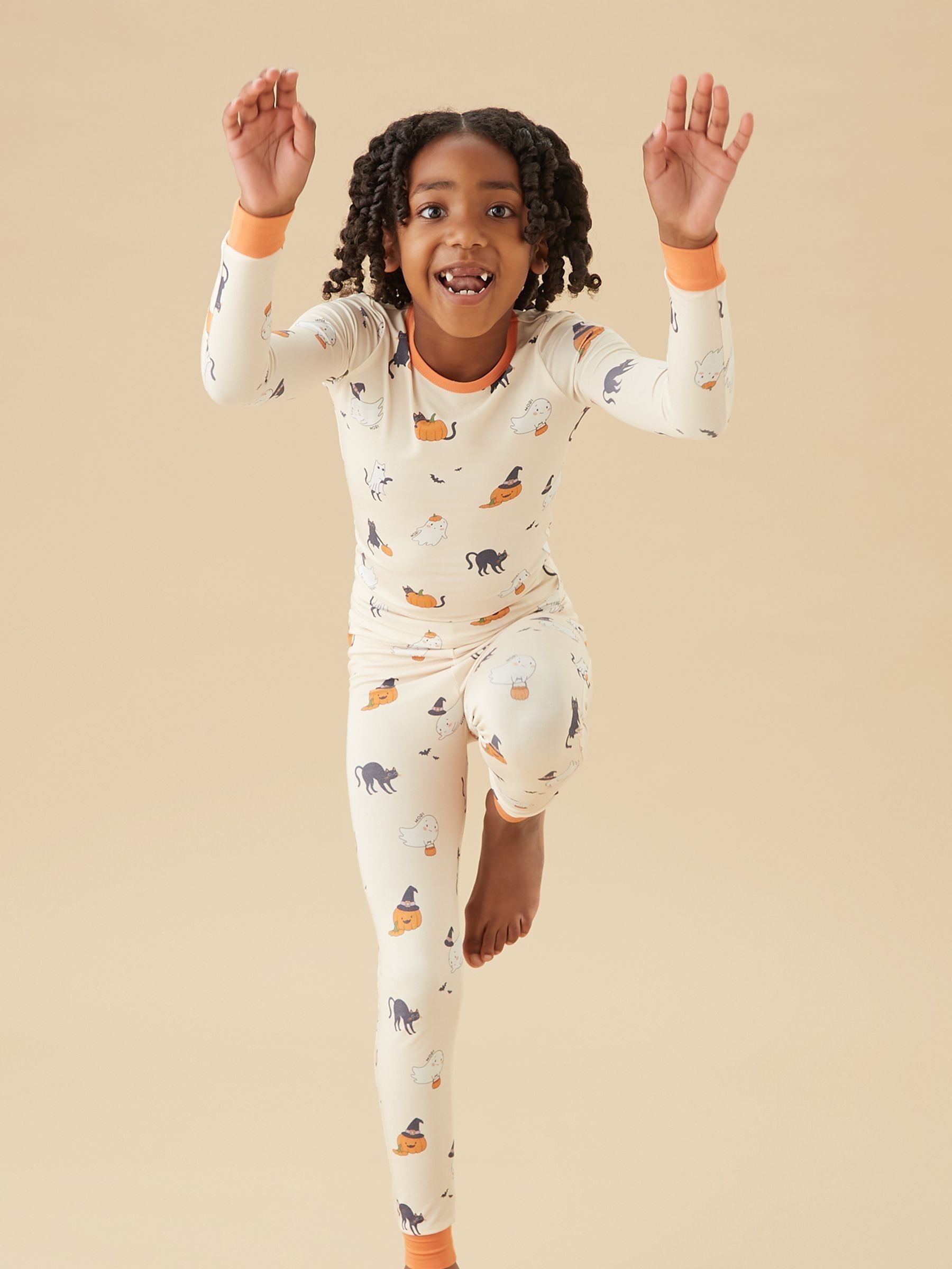 MORI Cream Supersoft Halloween Pyjamas - Image 5 of 5