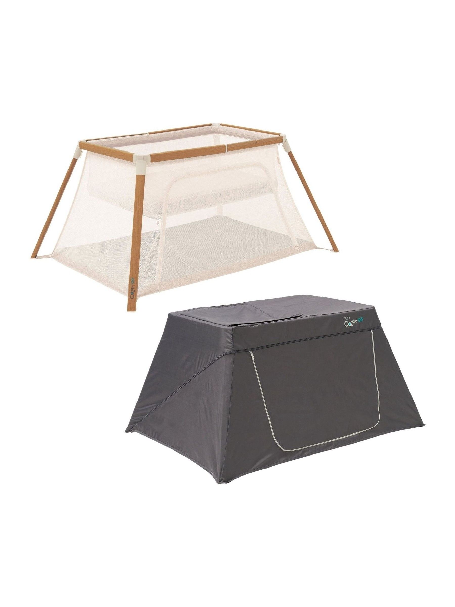 Tutti Bambini Scandi Walnut Ecru CoZee Go Day & Night Bundle - Image 1 of 5