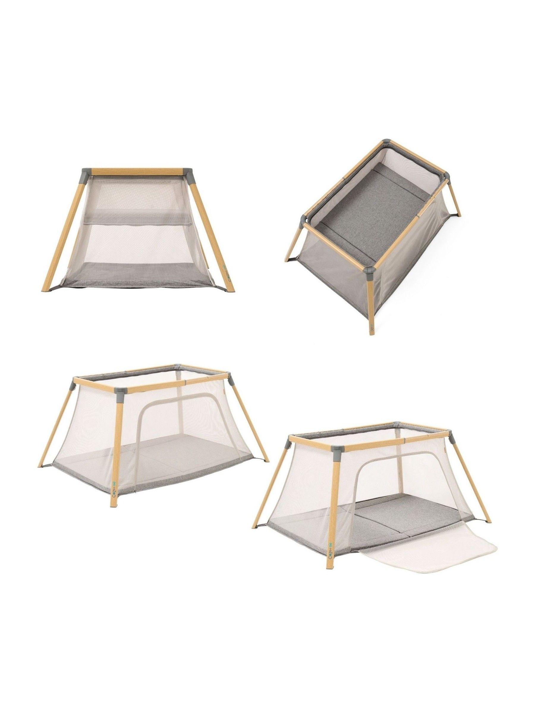 Tutti Bambini Scandi Walnut Ecru CoZee Go Day & Night Bundle - Image 3 of 5