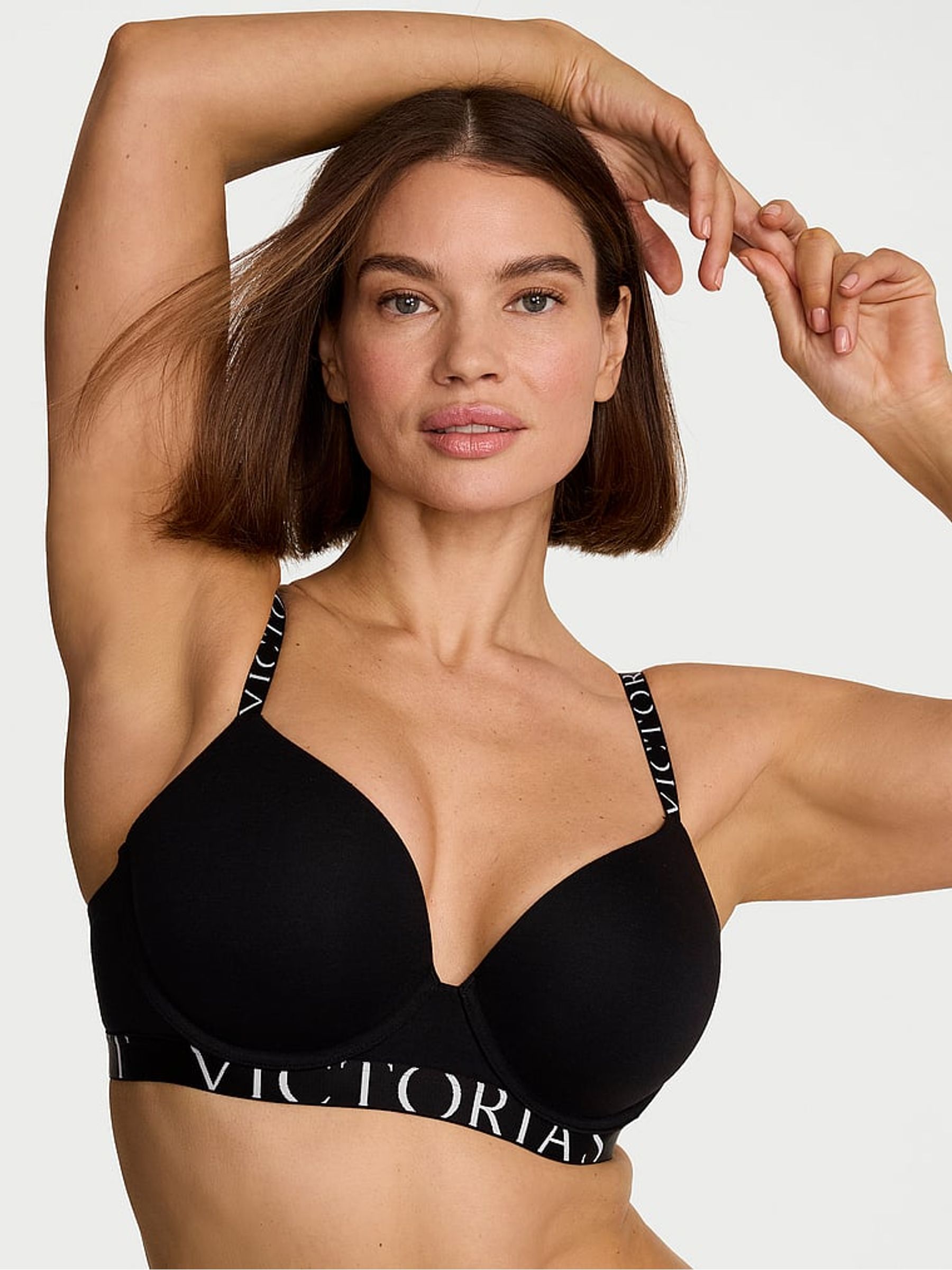 Black Full Cup Push Up Bra - Image 1 of 2