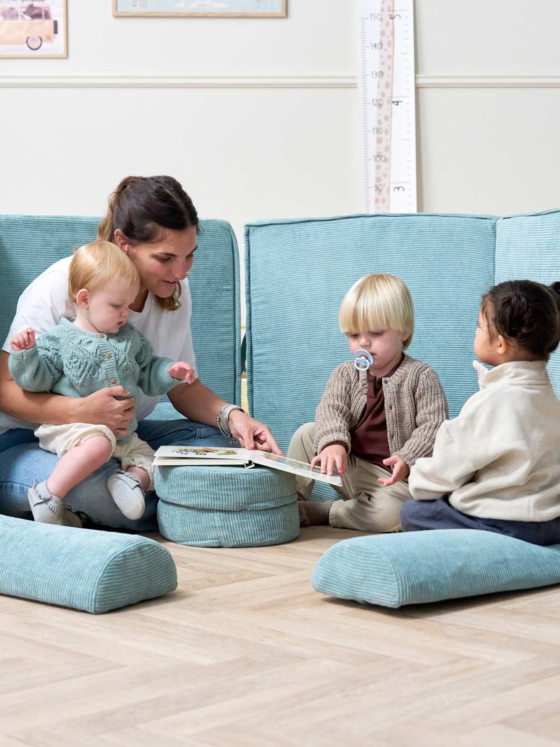 Tutti Bambini Ocean Stone Playrama Montessori Kids Play Sofa - Image 5 of 6