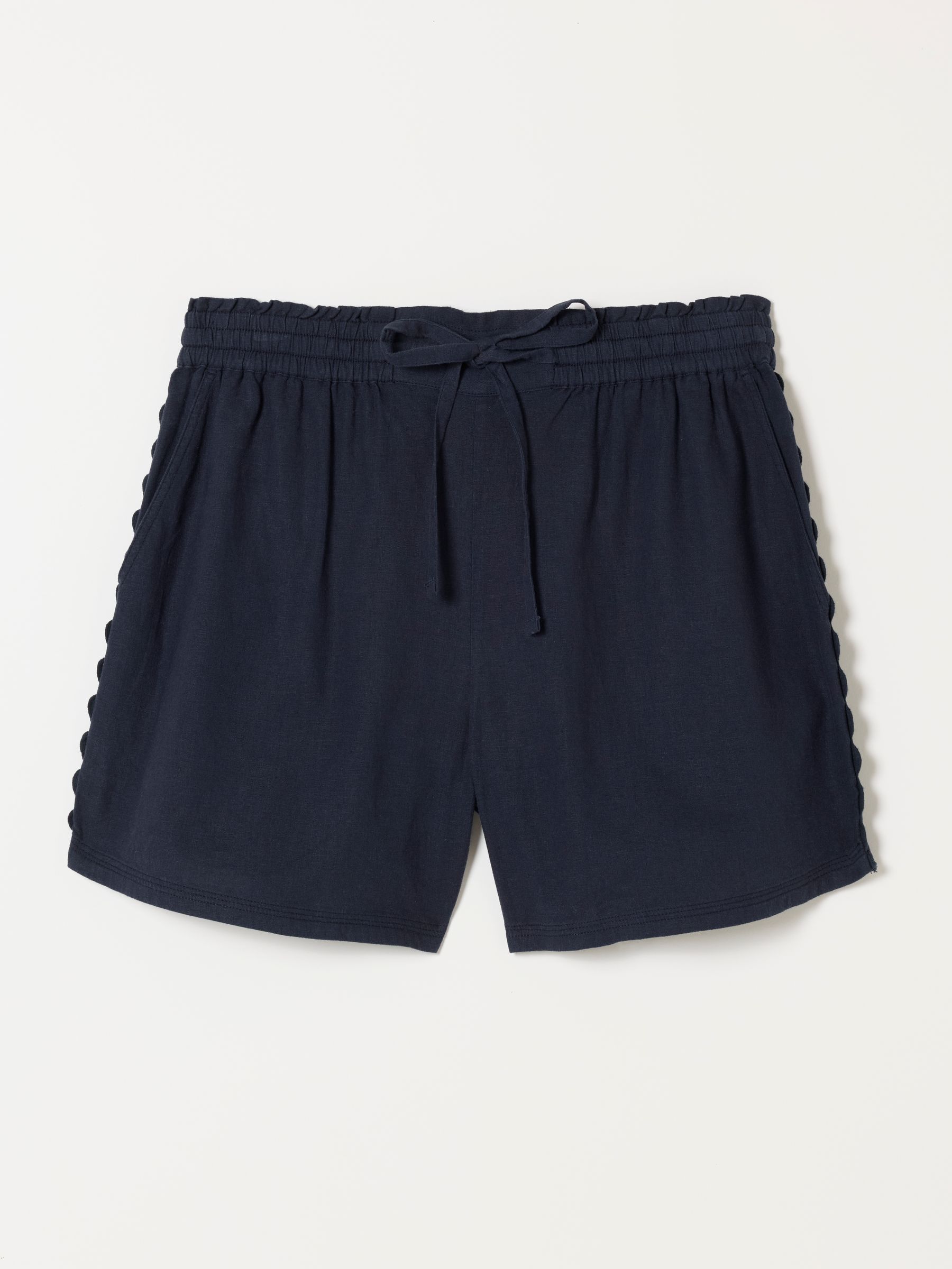 Cassie Navy Ric Rack Shorts - Image 6 of 6