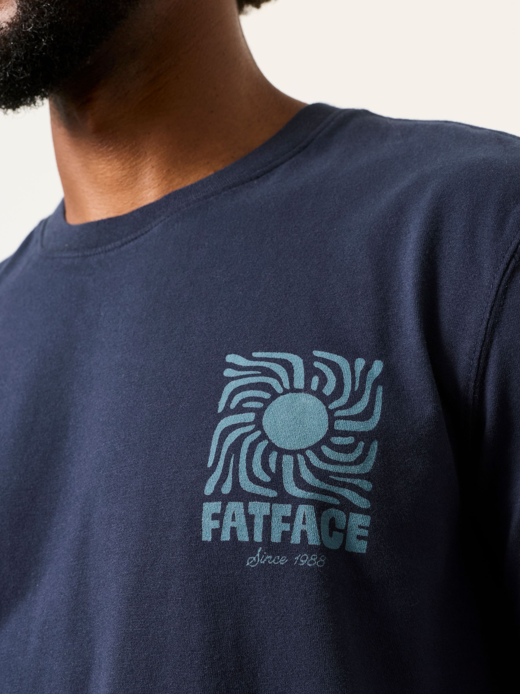 Navy London Graphic  T-Shirt - Image 3 of 7