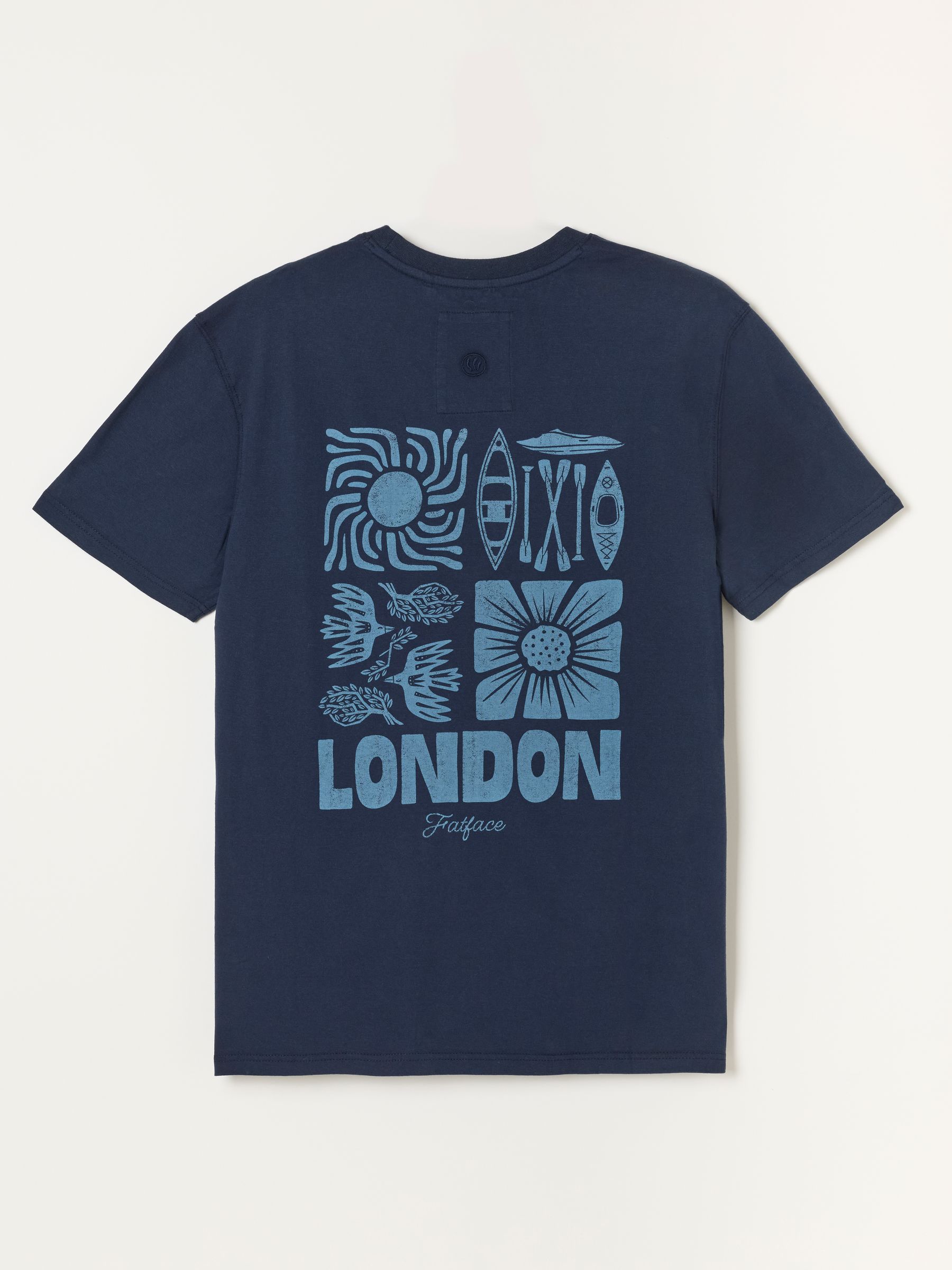 Navy London Graphic  T-Shirt - Image 7 of 7