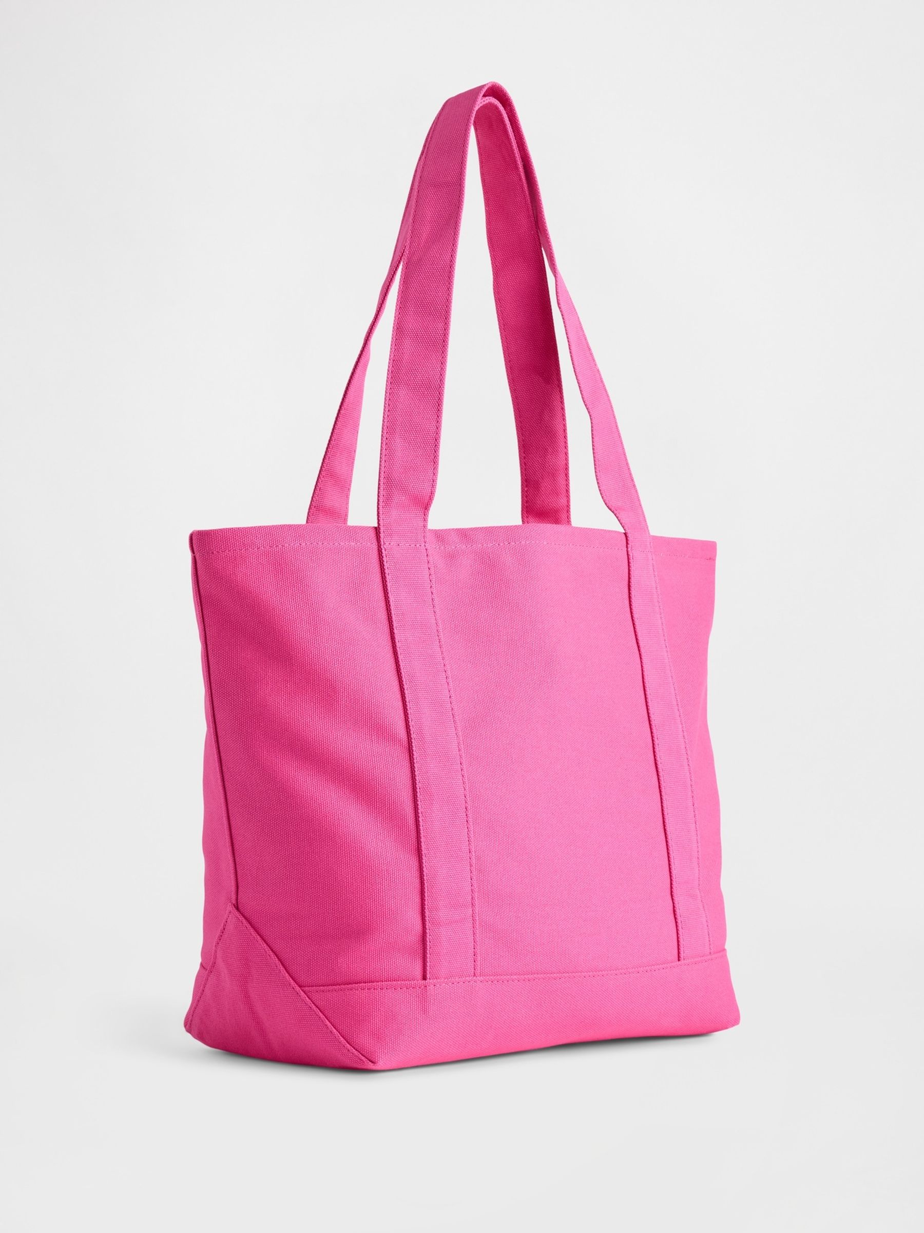 Pink London Logo Canvas Tote Bag - Image 2 of 3