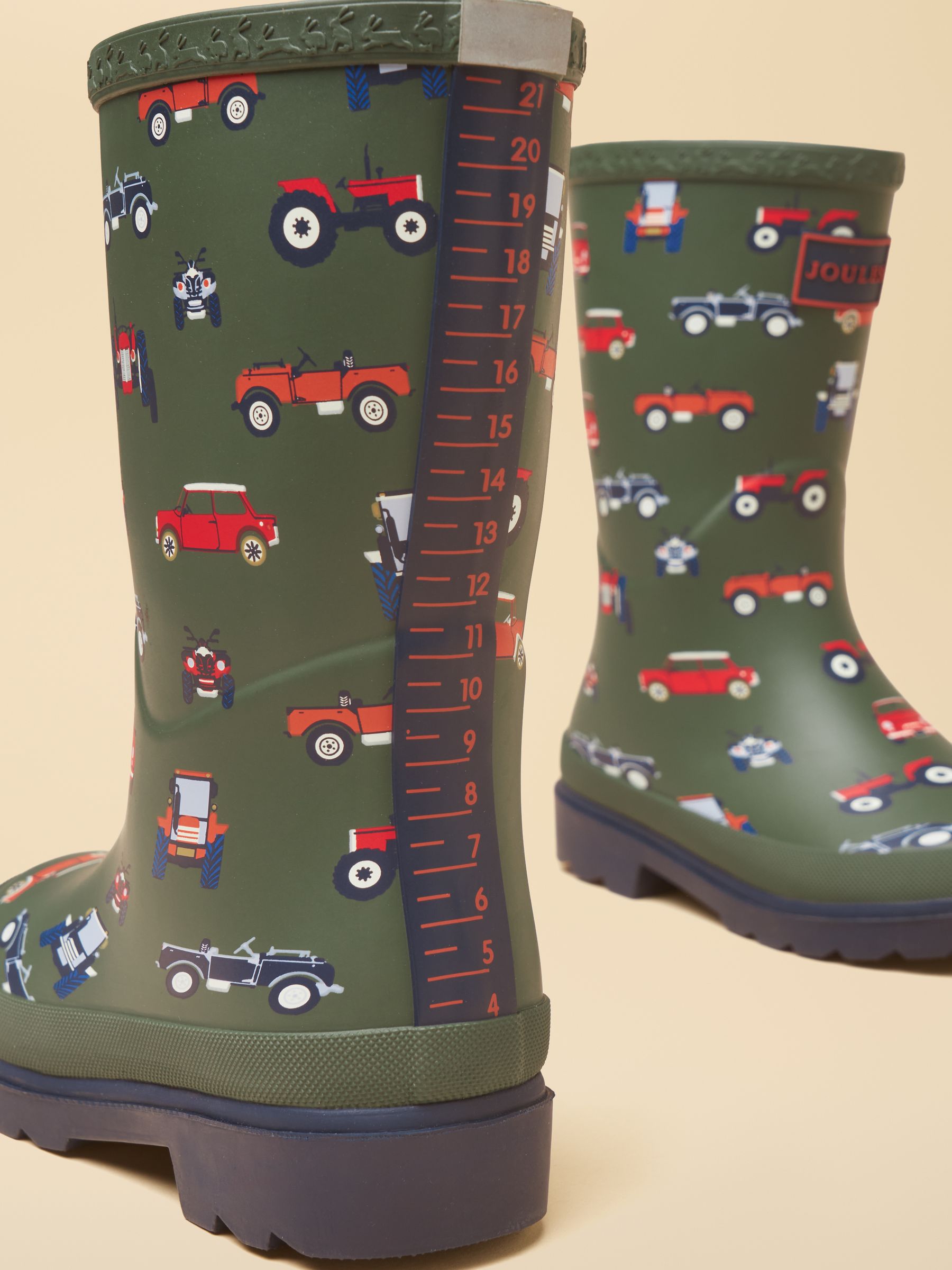 Kids' Khaki Vehicles Printed Welly - Image 6 of 6 Kids' Khaki Vehicles Printed Welly - Image 6 of 6