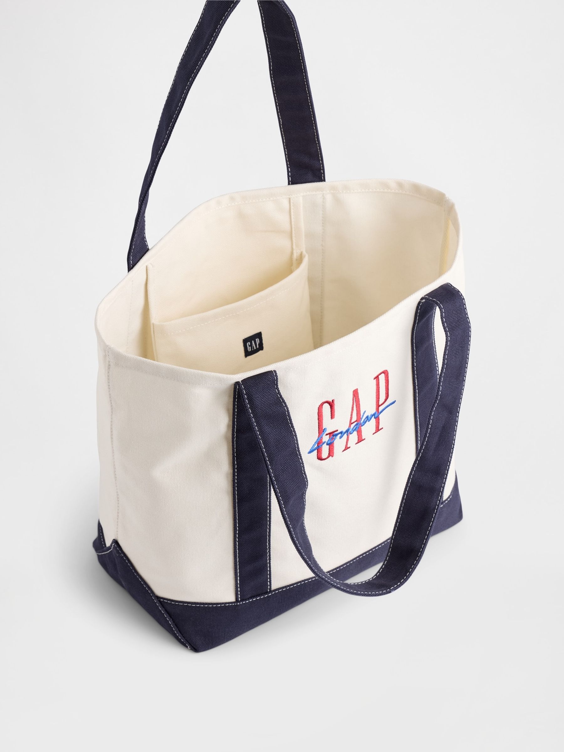 White London Logo Canvas Tote Bag - Image 3 of 3