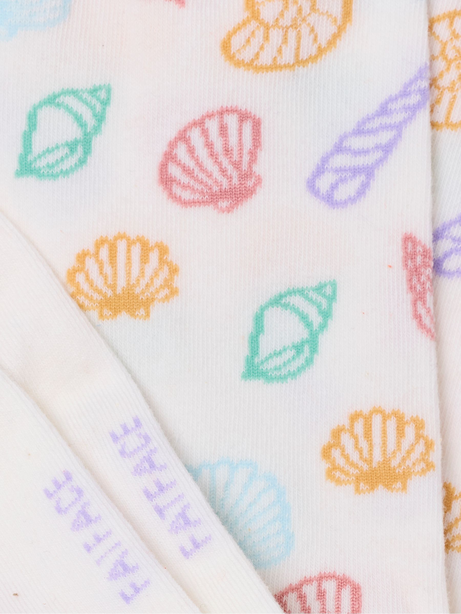 White Shell Socks - Image 2 of 2