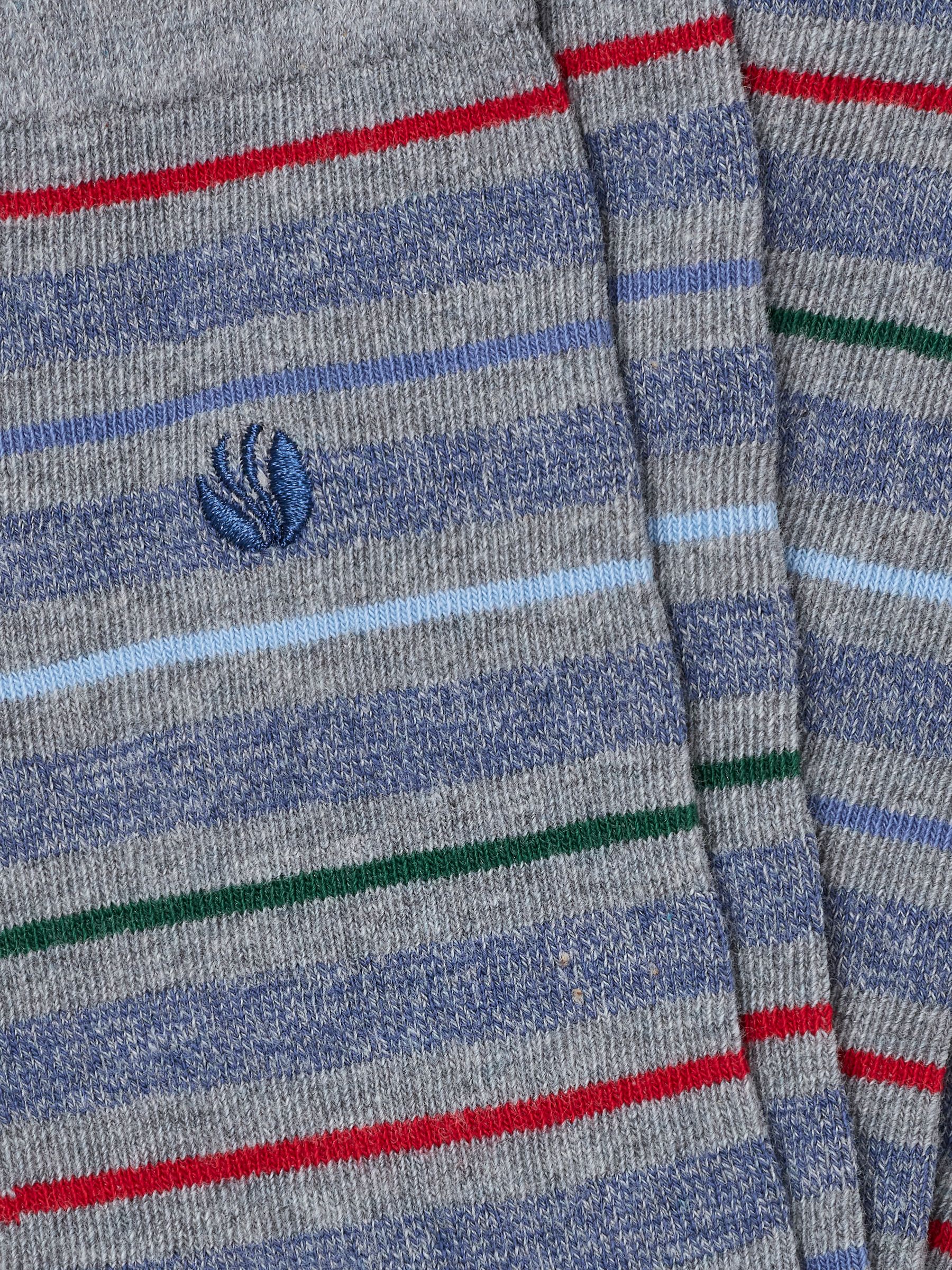 Grey Striped Socks - Image 2 of 2 Grey Striped Socks - Image 2 of 2