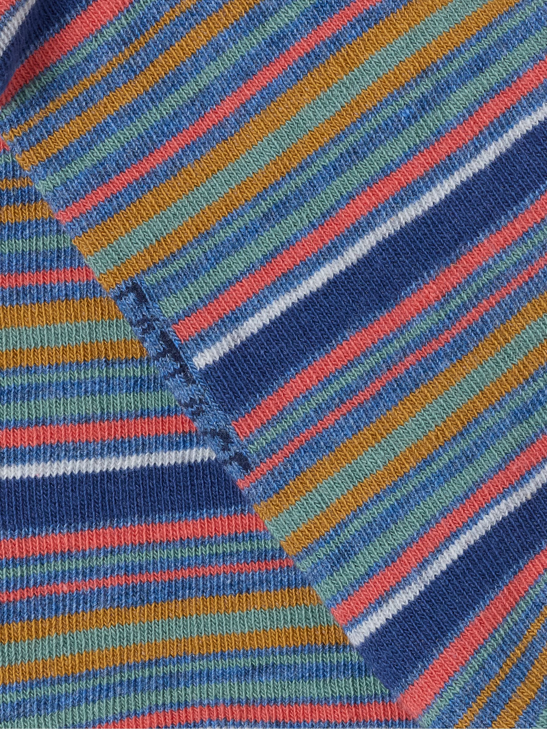 Blue Striped Trainer Socks - Image 2 of 2