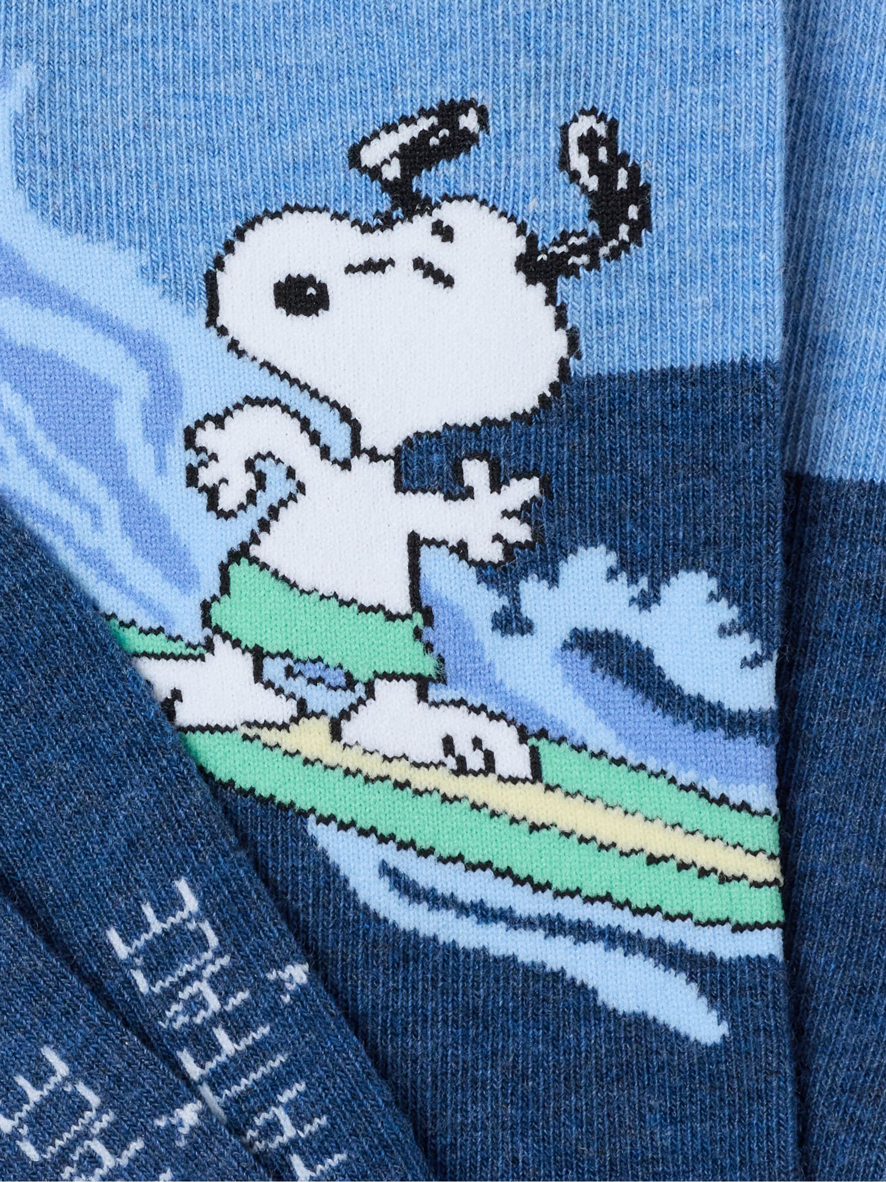 Blue Snoopy Surfing Socks - Image 2 of 2