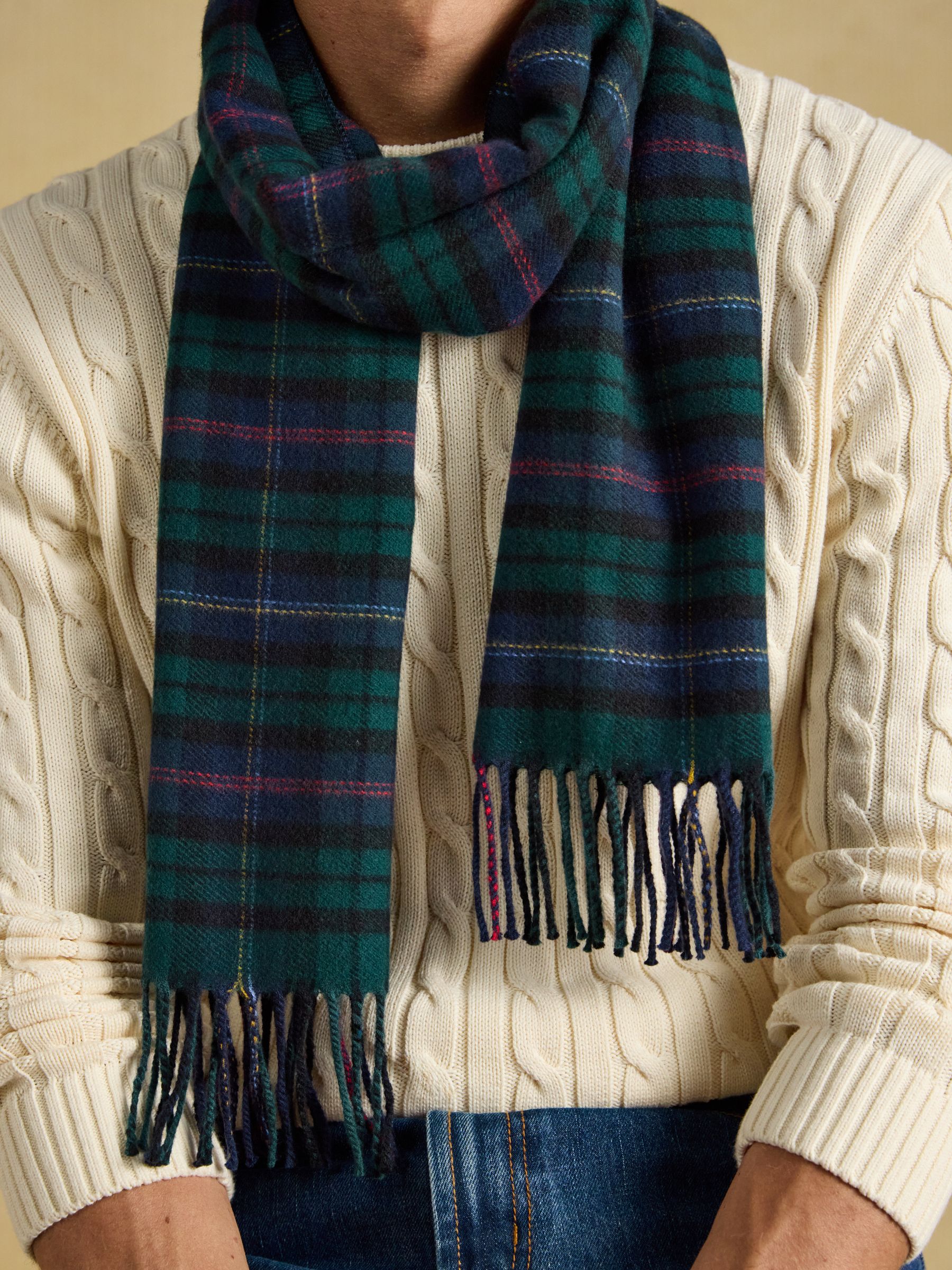 Langtree Navy Scarf - Image 3 of 6