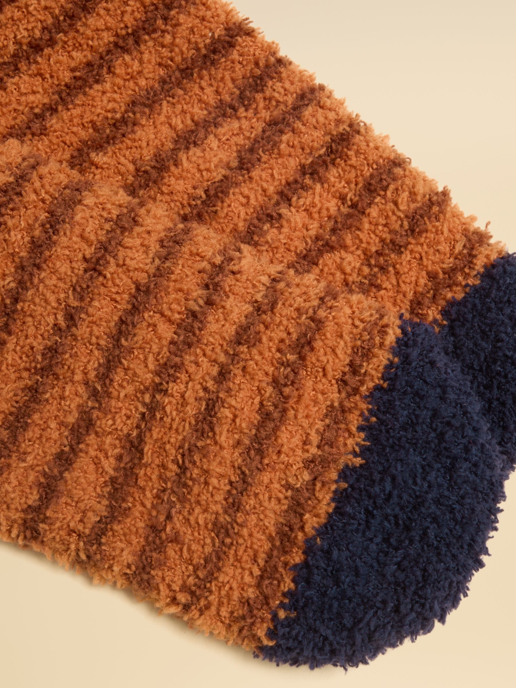 Fluffy Orange Fox Socks - Image 3 of 3