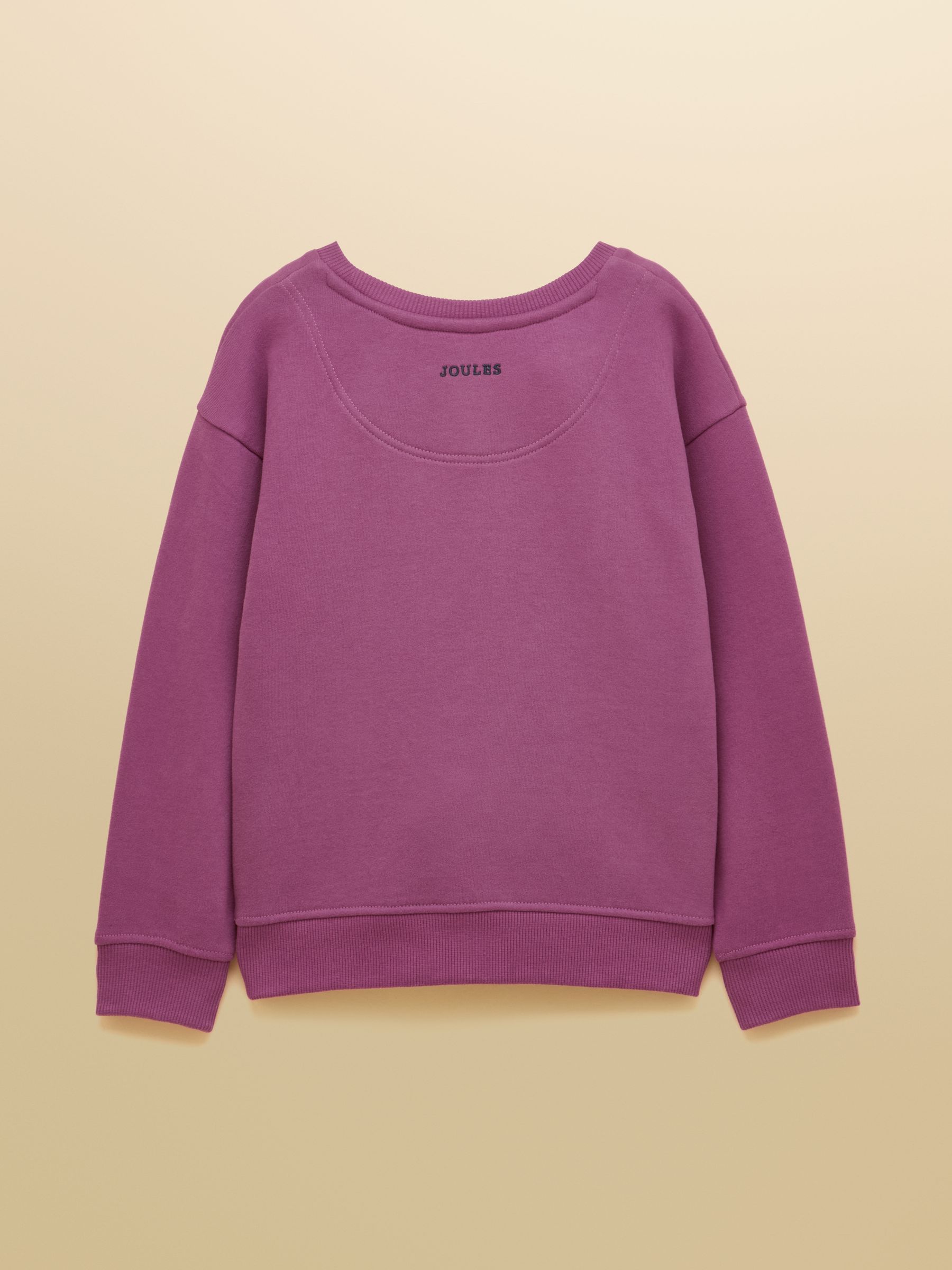 Kids' Purple Dino Crew Neck Sweatshirt - Image 2 of 5