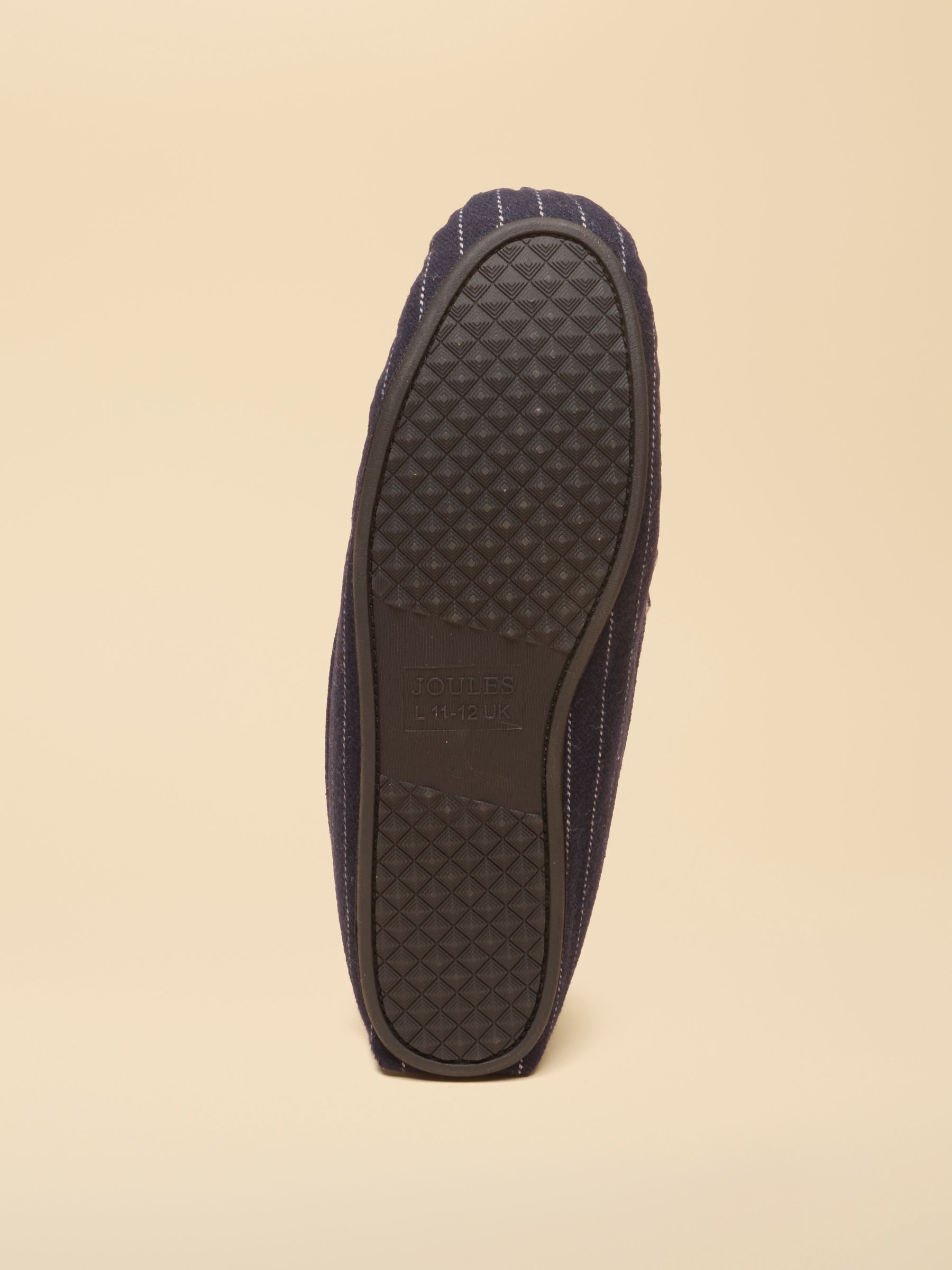 Moccasin Navy Fox Embroidered Slippers - Image 4 of 6