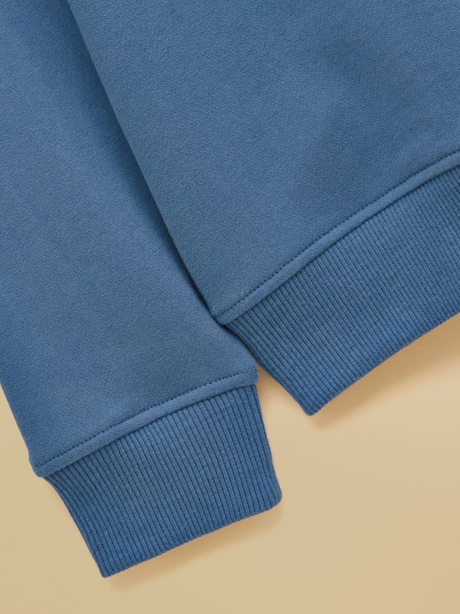 Blue Brushback Crew Sweatshirt - Image 4 of 5