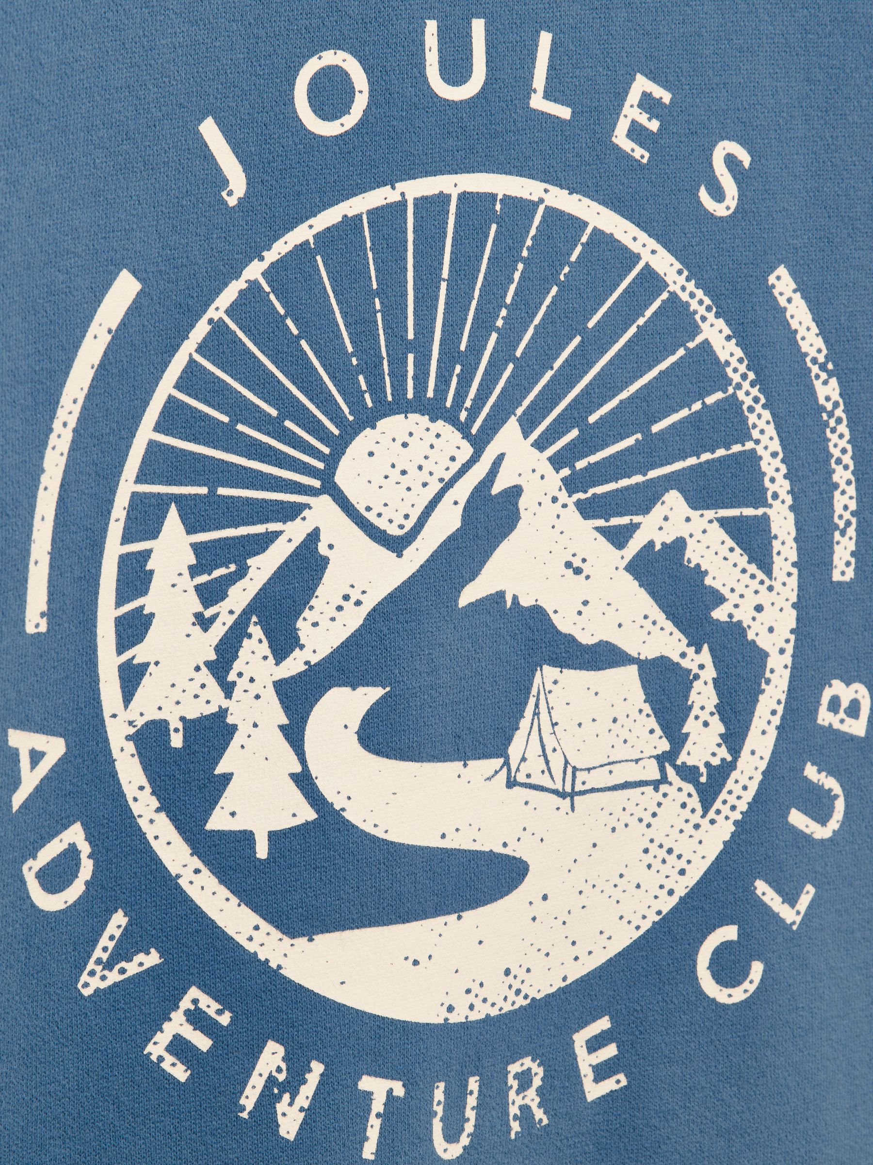 Blue Brushback Crew Sweatshirt - Image 5 of 5