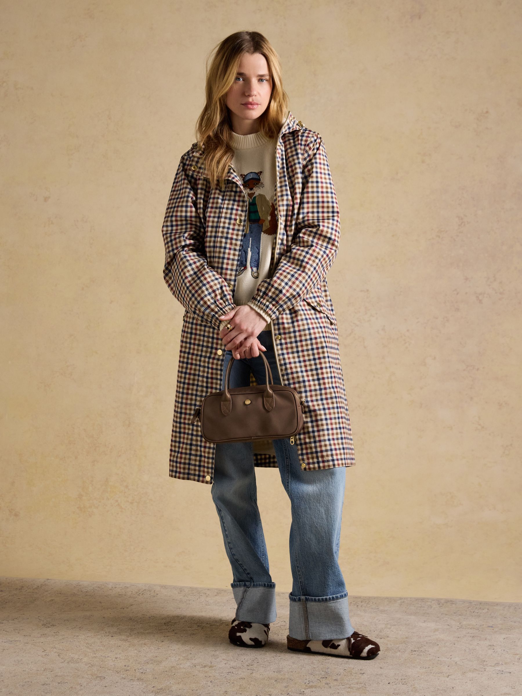 Edie East West Brown Mocha Crossbody Handbag - Image 2 of 7 Edie East West Brown Mocha Crossbody Handbag - Image 2 of 7