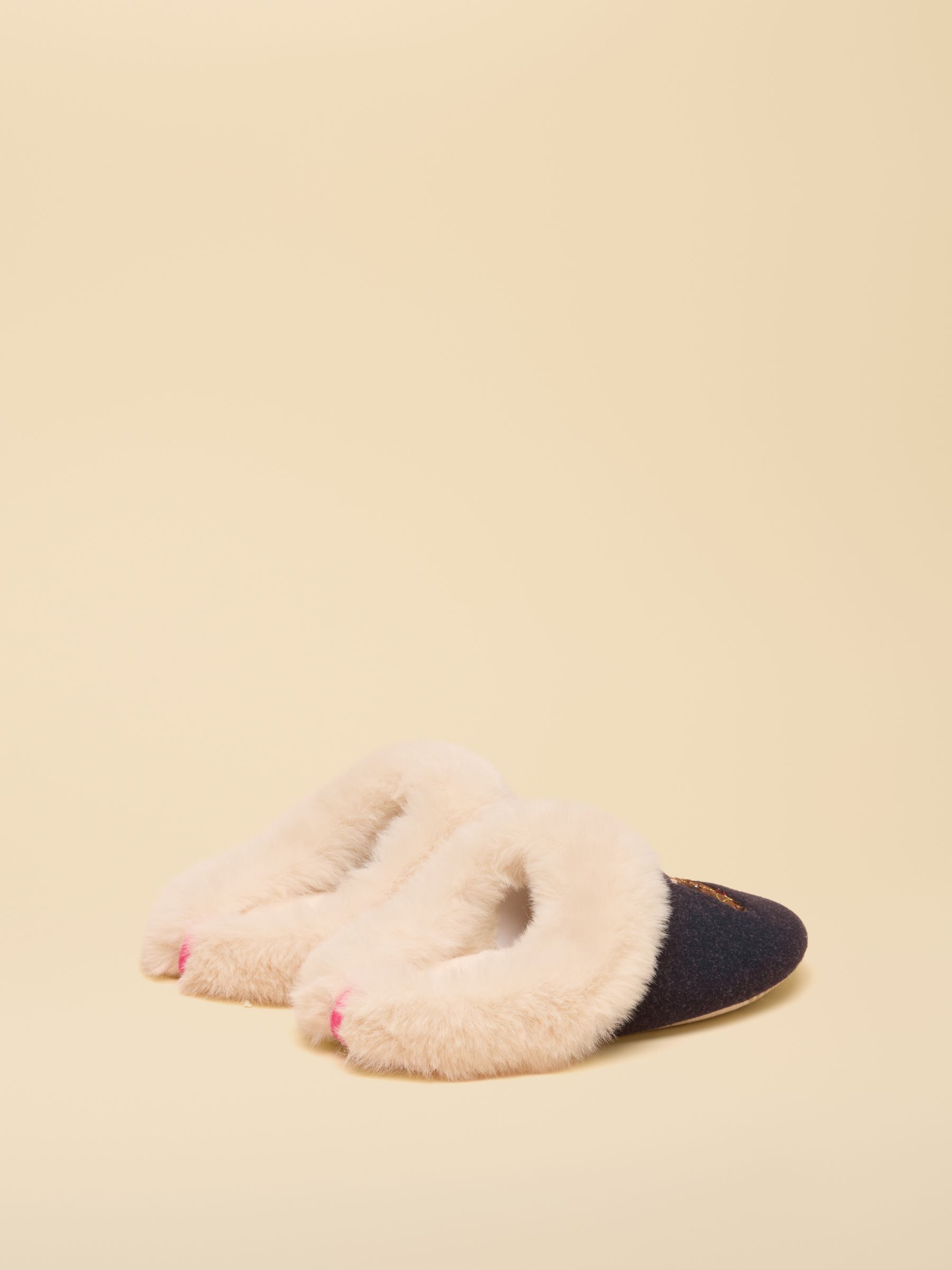 Slippet Luxe Navy Horse Slipper - Image 2 of 6