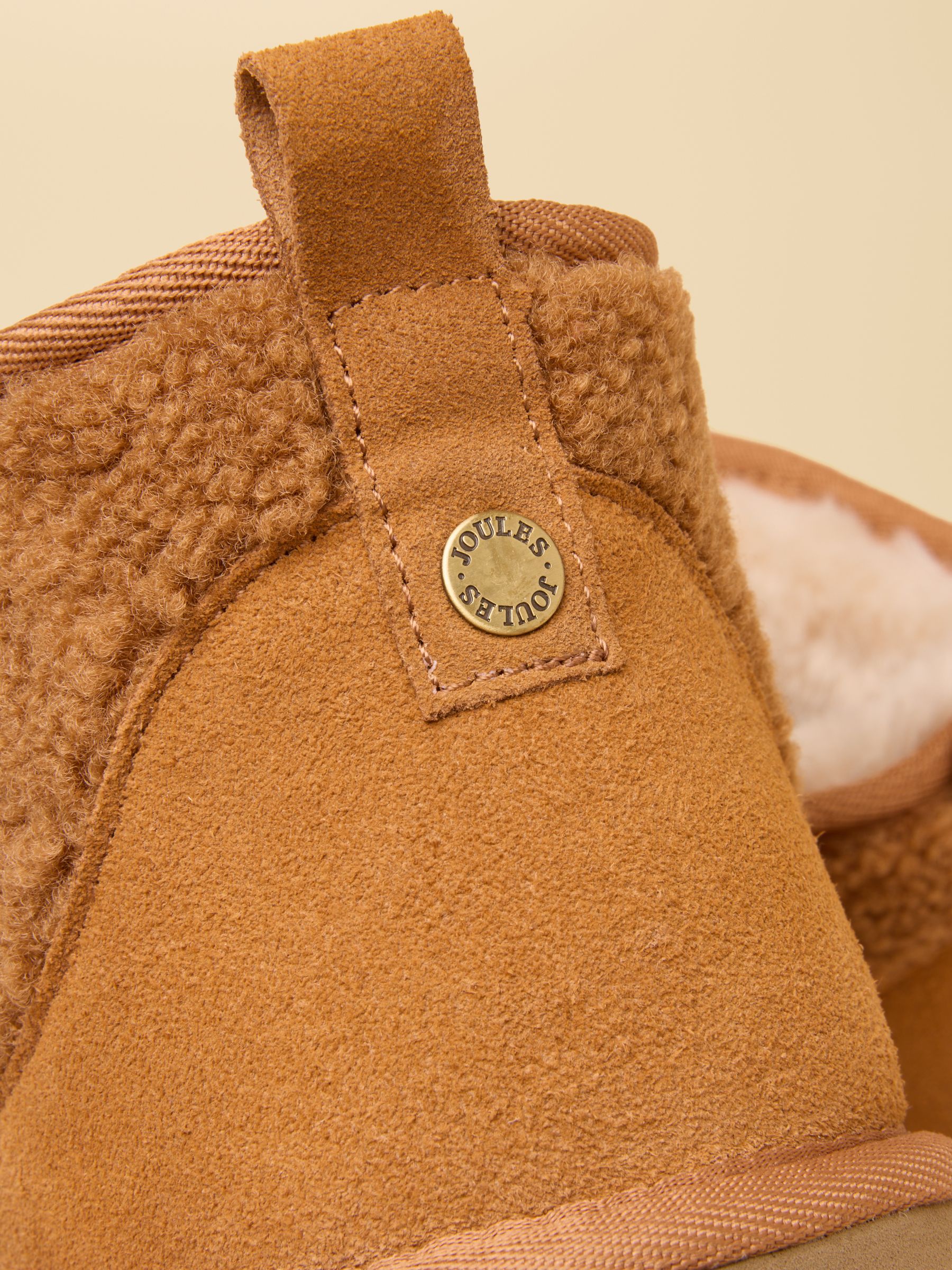 Borg Tan Slipper Boots - Image 5 of 6