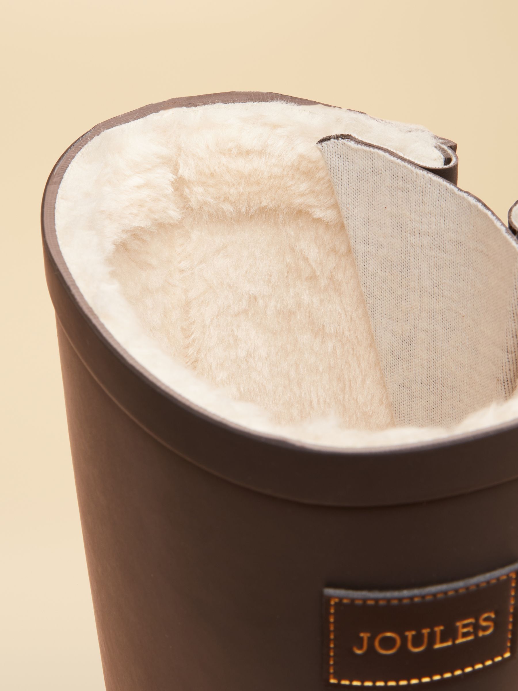 Houghton Chocolate Brown Faux Fur Lined Tall Wellies - Image 6 of 6