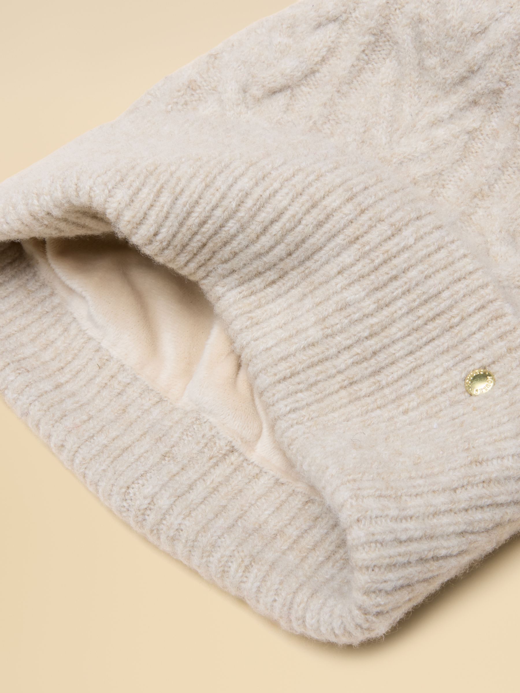Cable Grey Bobble Hat - Image 8 of 8
