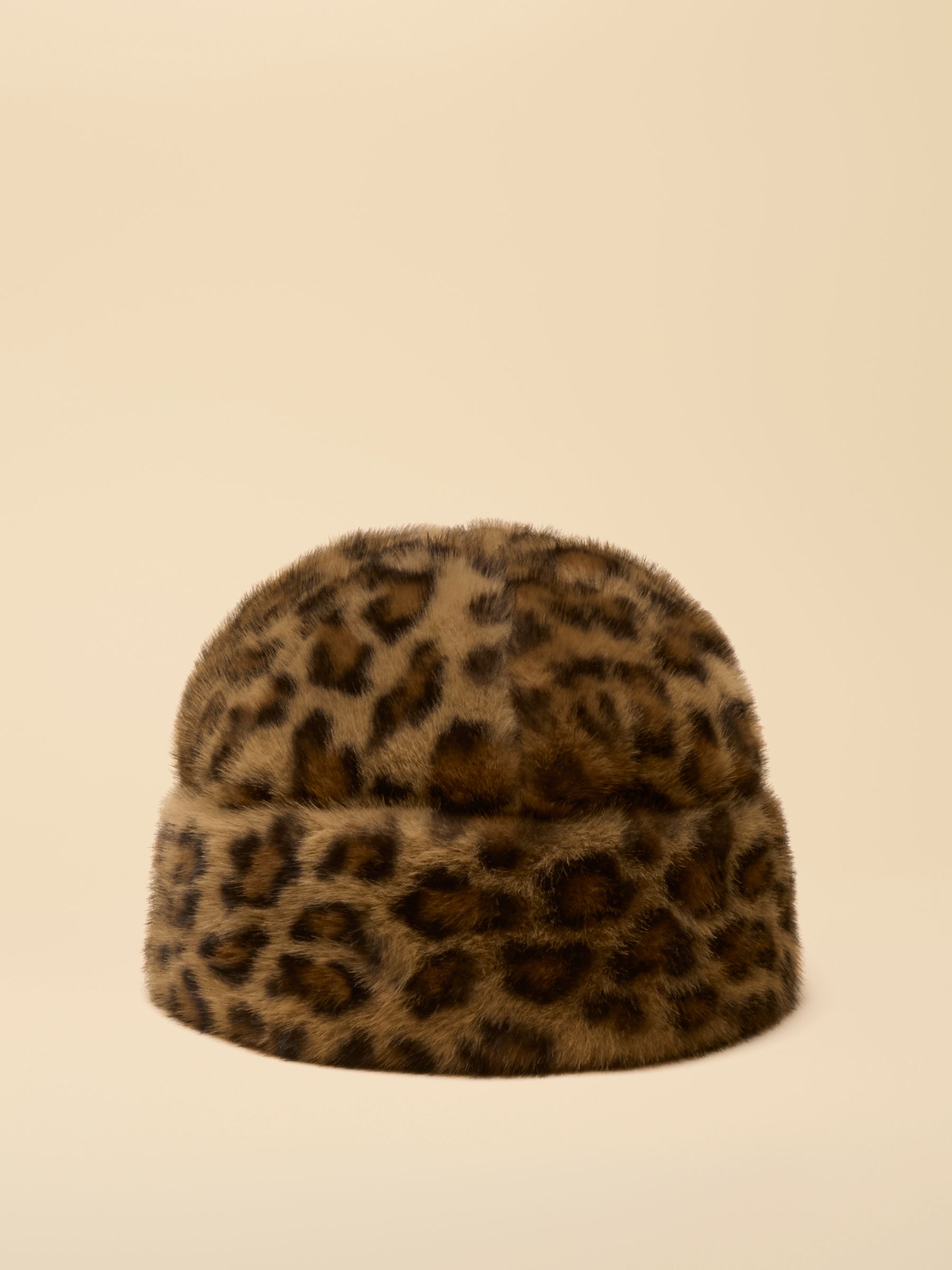 Leopard Faux Fur Hat - Image 5 of 8