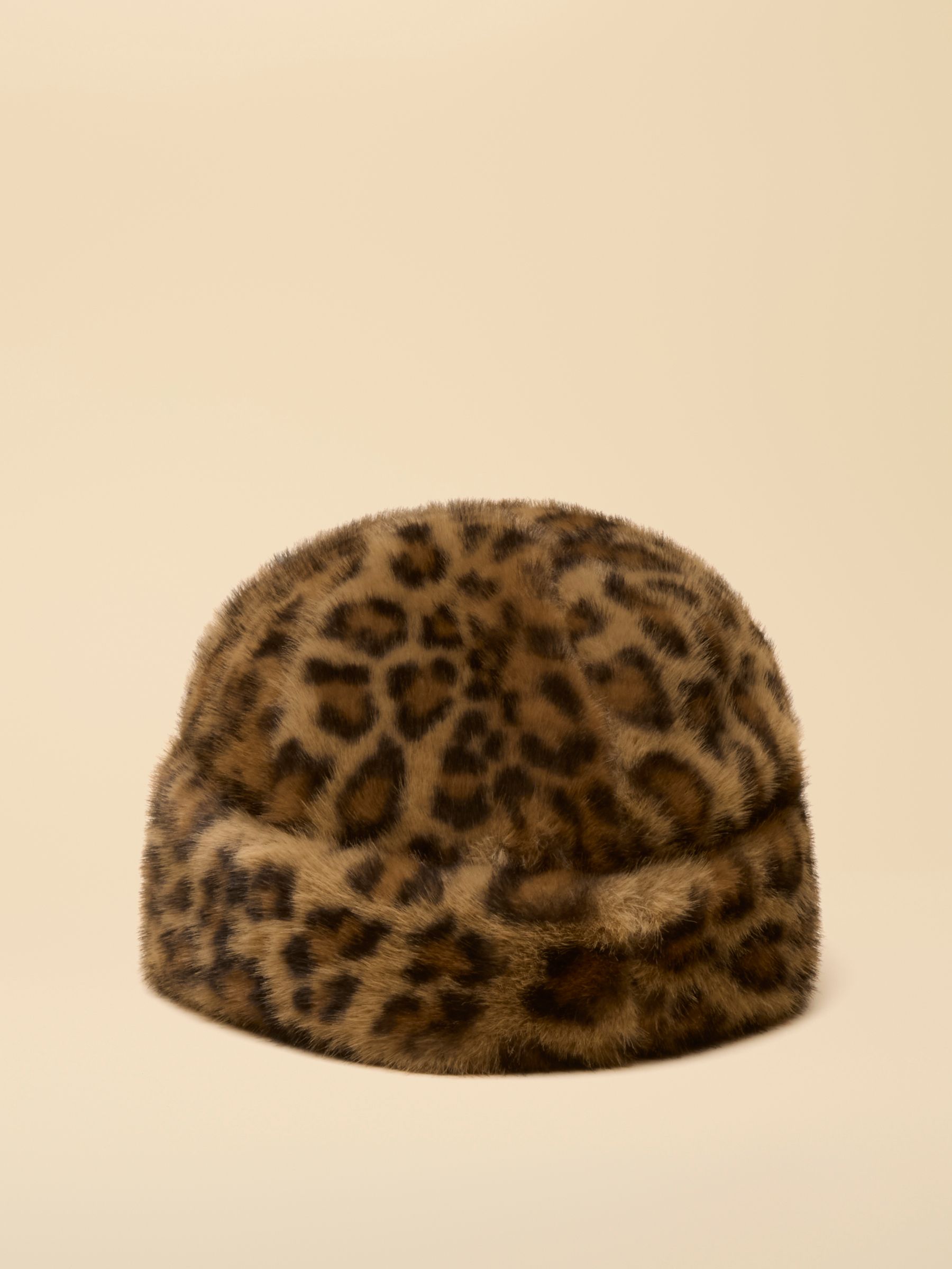 Leopard Faux Fur Hat - Image 6 of 8