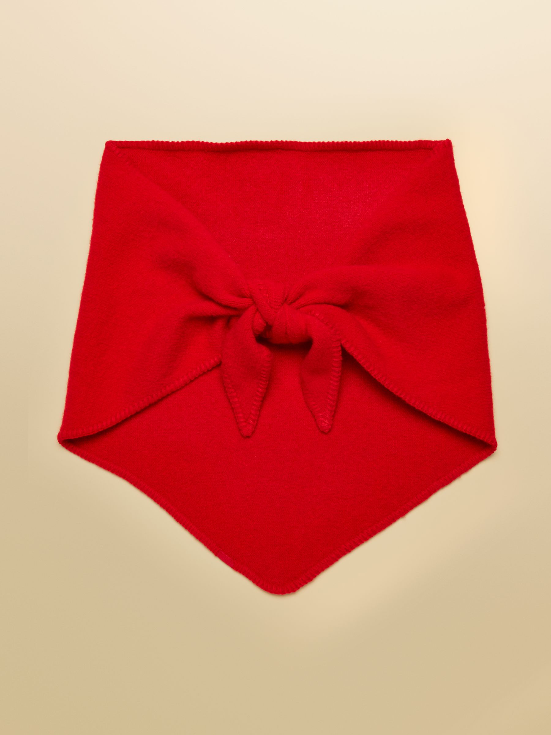 Kendra Red Triangle Scarf - Image 1 of 7