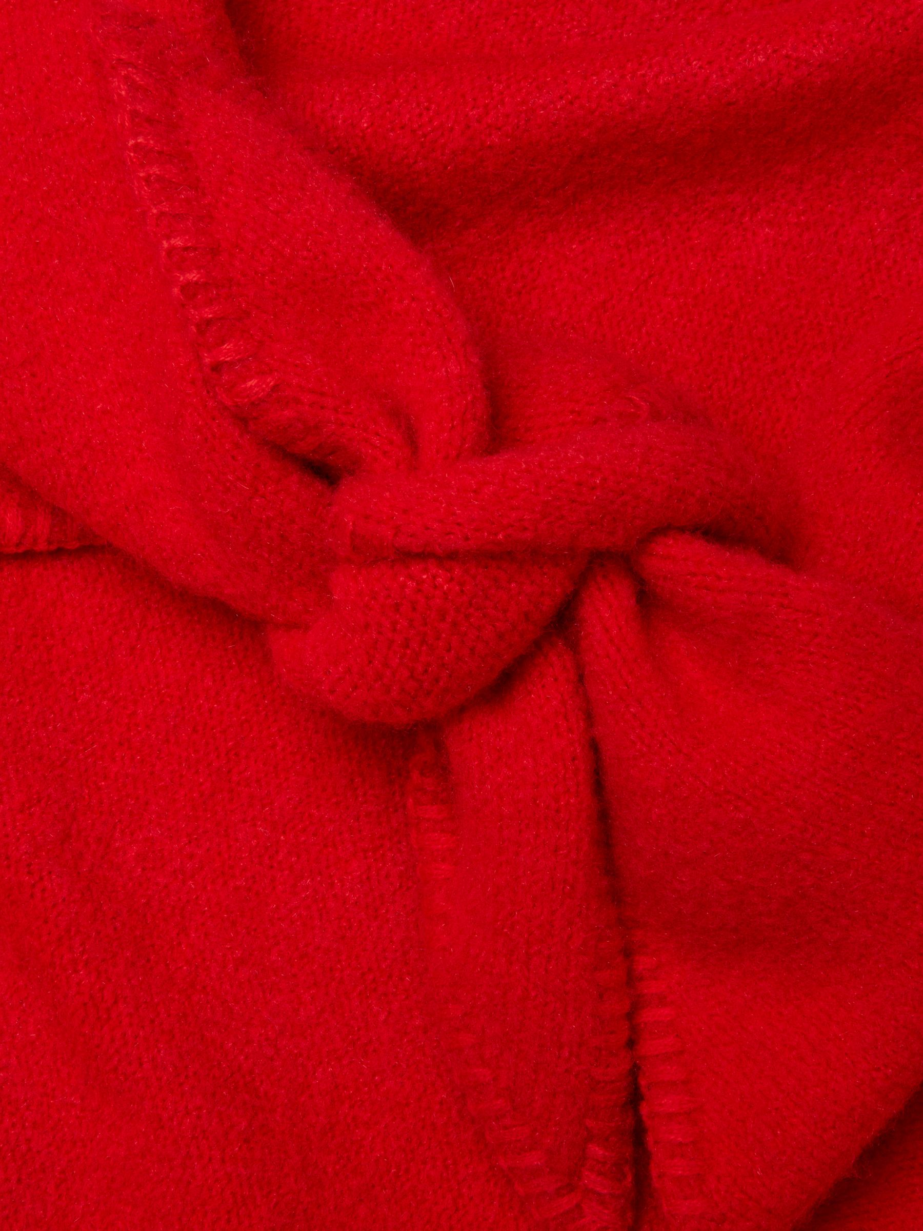 Kendra Red Triangle Scarf - Image 7 of 7