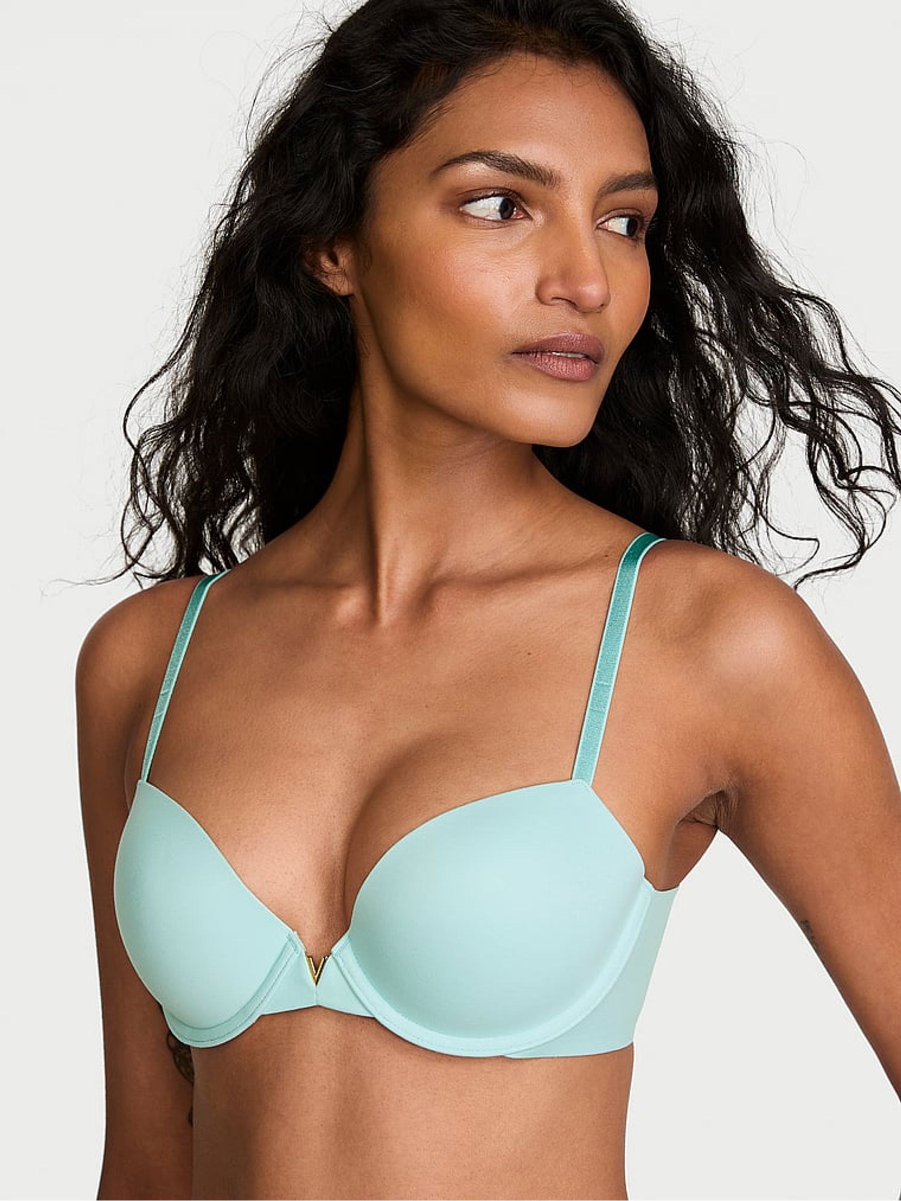 Canal Blue Lightly Lined Demi Bra - Image 1 of 2