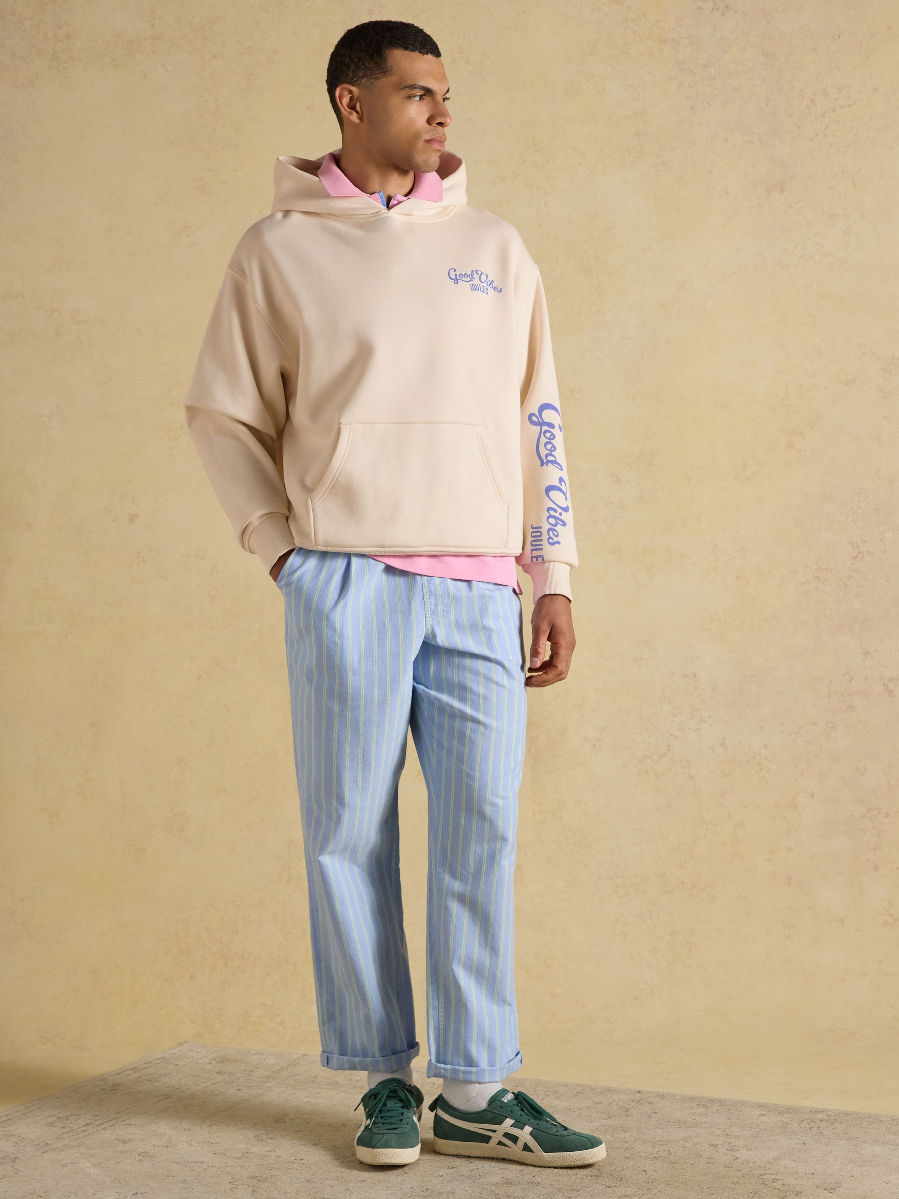 Cream Beach Graphic Unisex Oversized Hoodie - Image 7 of 9