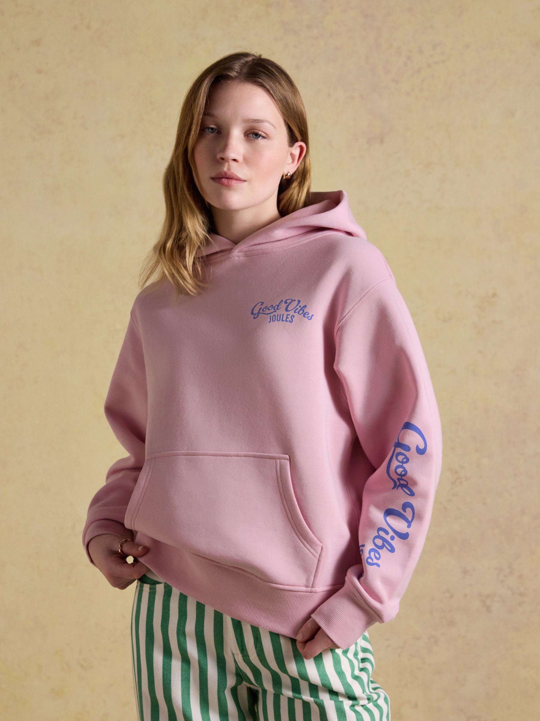 Pink Beach Graphic Unisex Oversized Hoodie - Image 2 of 11