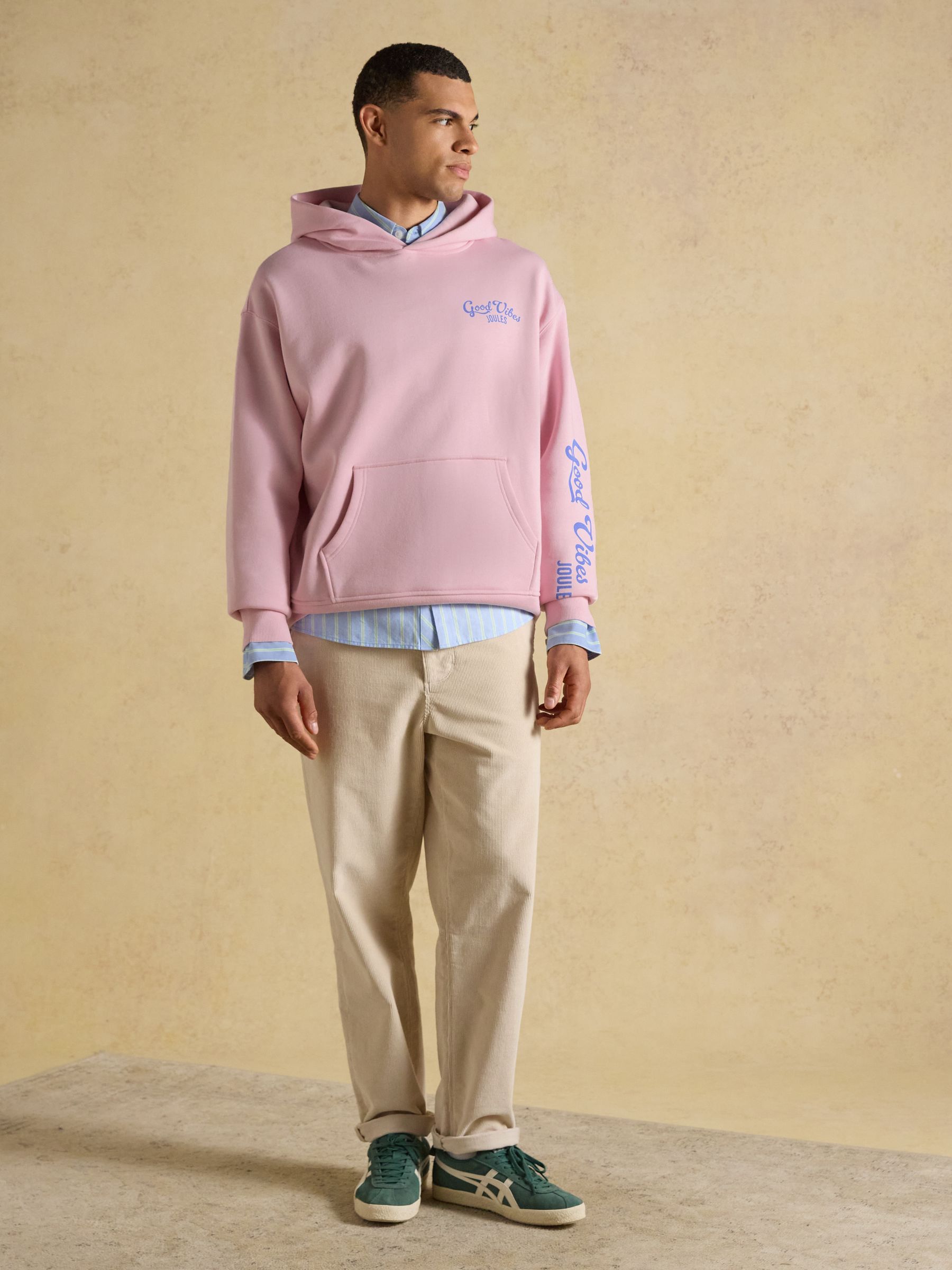 Pink Beach Graphic Unisex Oversized Hoodie - Image 8 of 11