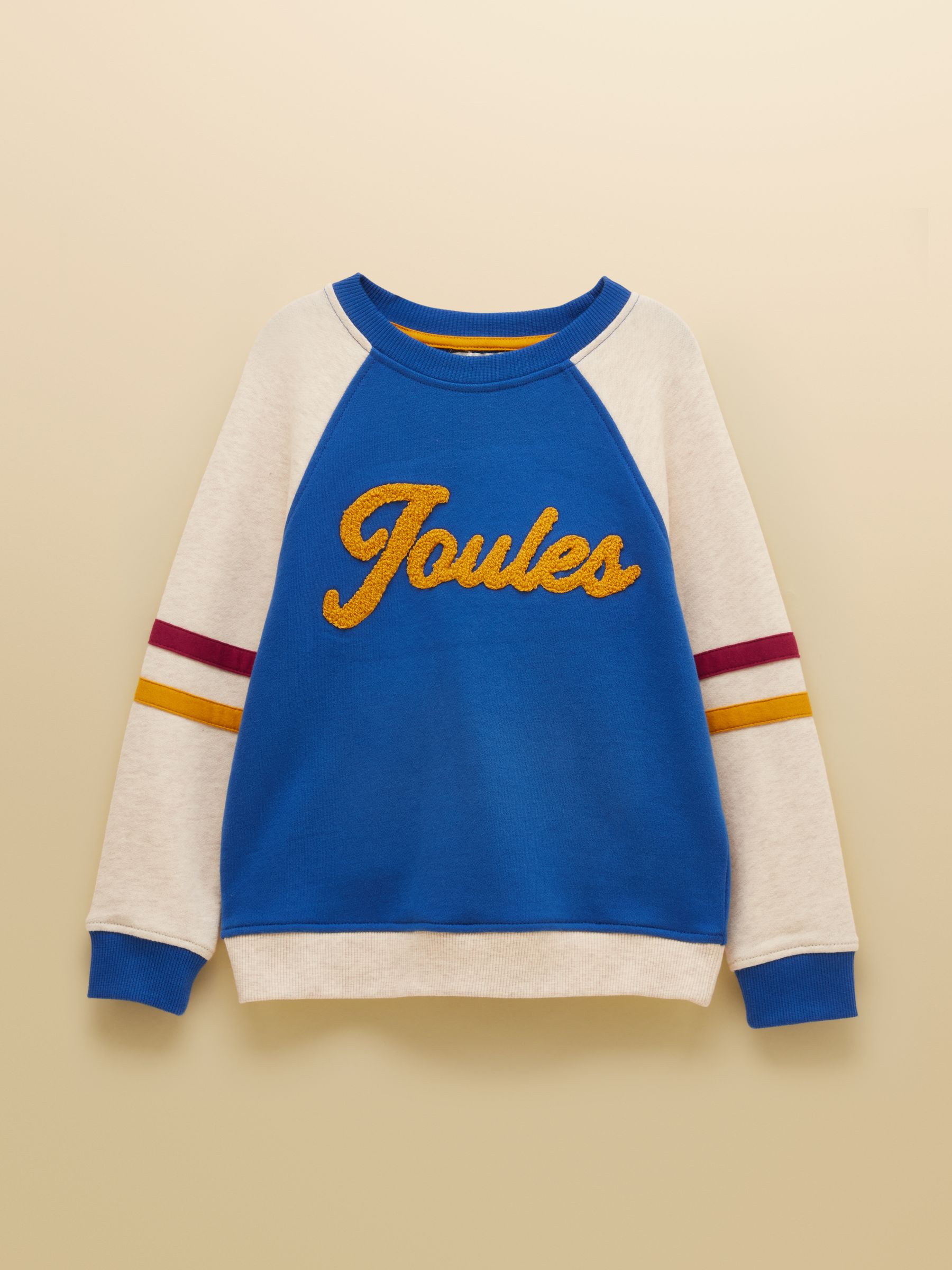 Boys' Rowan Blue Raglan Sweatshirt - Image 1 of 3 Boys' Rowan Blue Raglan Sweatshirt - Image 1 of 3