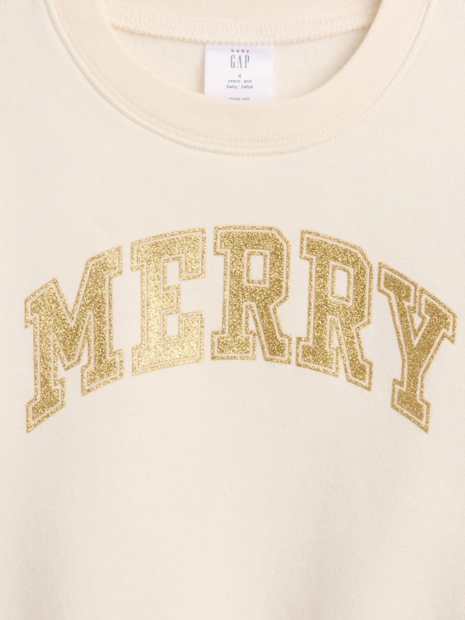 Cream Graphic Sweatshirt (6mths-5yrs) - Image 3 of 3 Cream Graphic Sweatshirt (6mths-5yrs) - Image 3 of 3