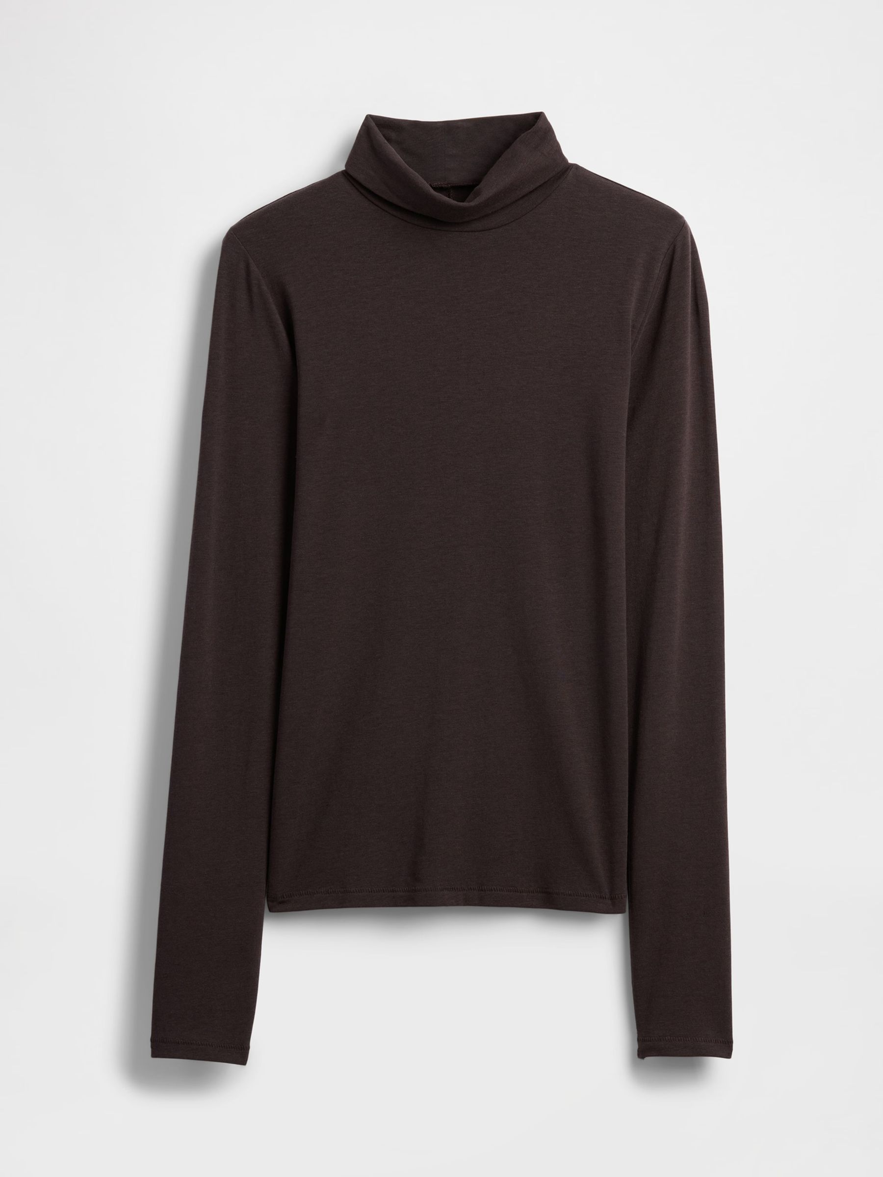 Brown Featherweight Turtle Neck T-Shirt - Image 2 of 2
