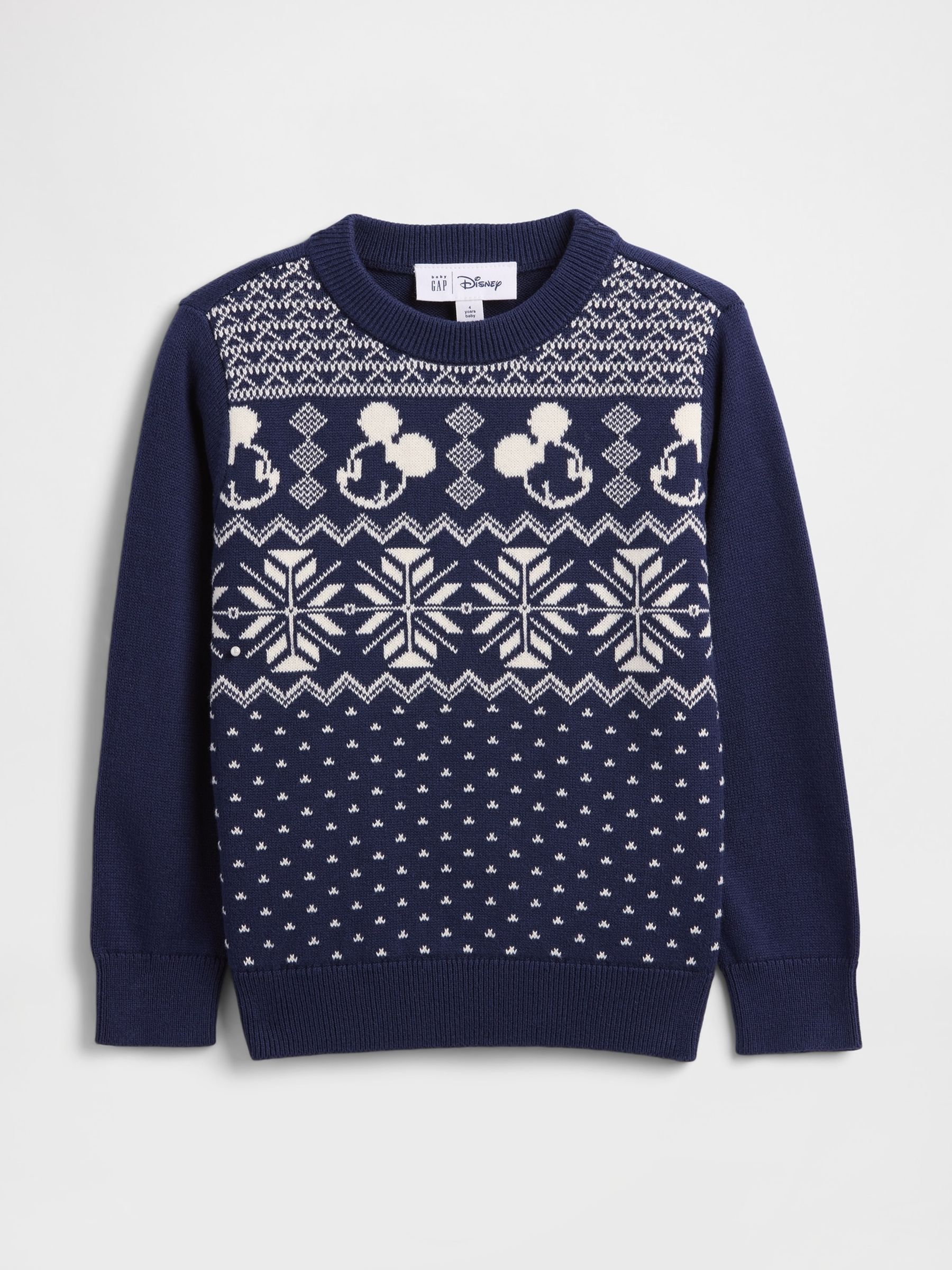 Navy Disney Intarsia Sweatshirt (6mths-5yrs) - Image 1 of 3 Navy Disney Intarsia Sweatshirt (6mths-5yrs) - Image 1 of 3