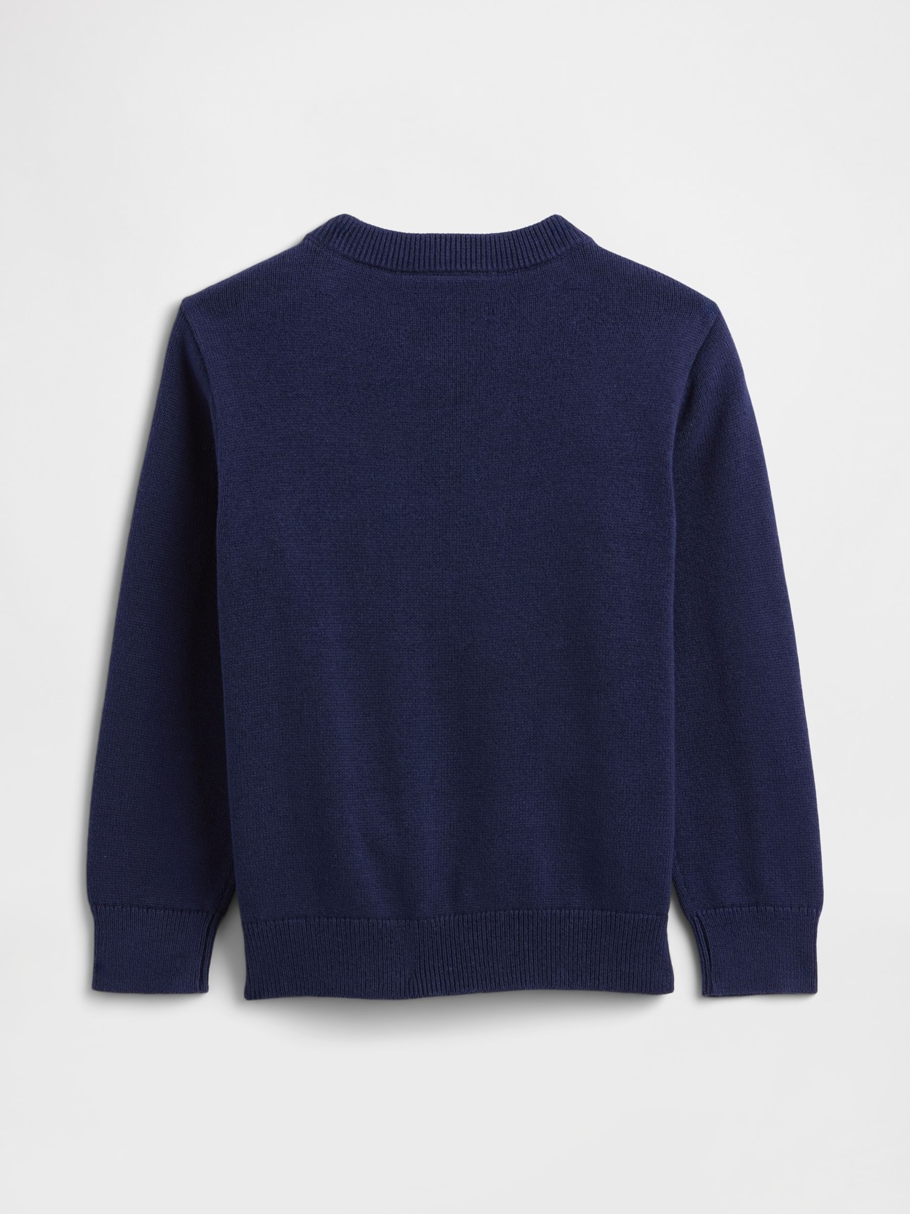 Navy Blue Mickey Mouse Disney Fair Isle Knitted Jumper (6mths-5yrs) - Image 4 of 5