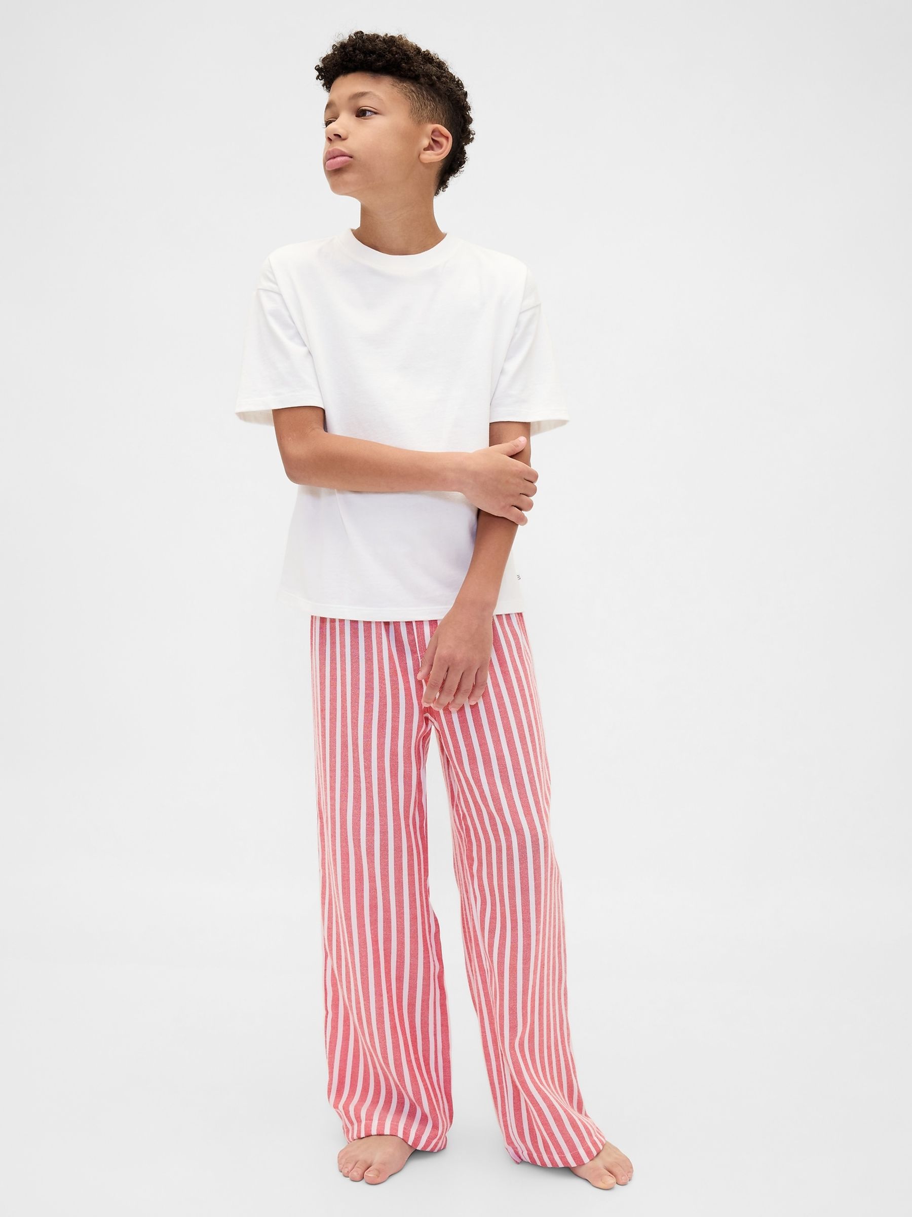 Red Stripe Matching Family Flannel Pyjama Bottoms - Image 1 of 6