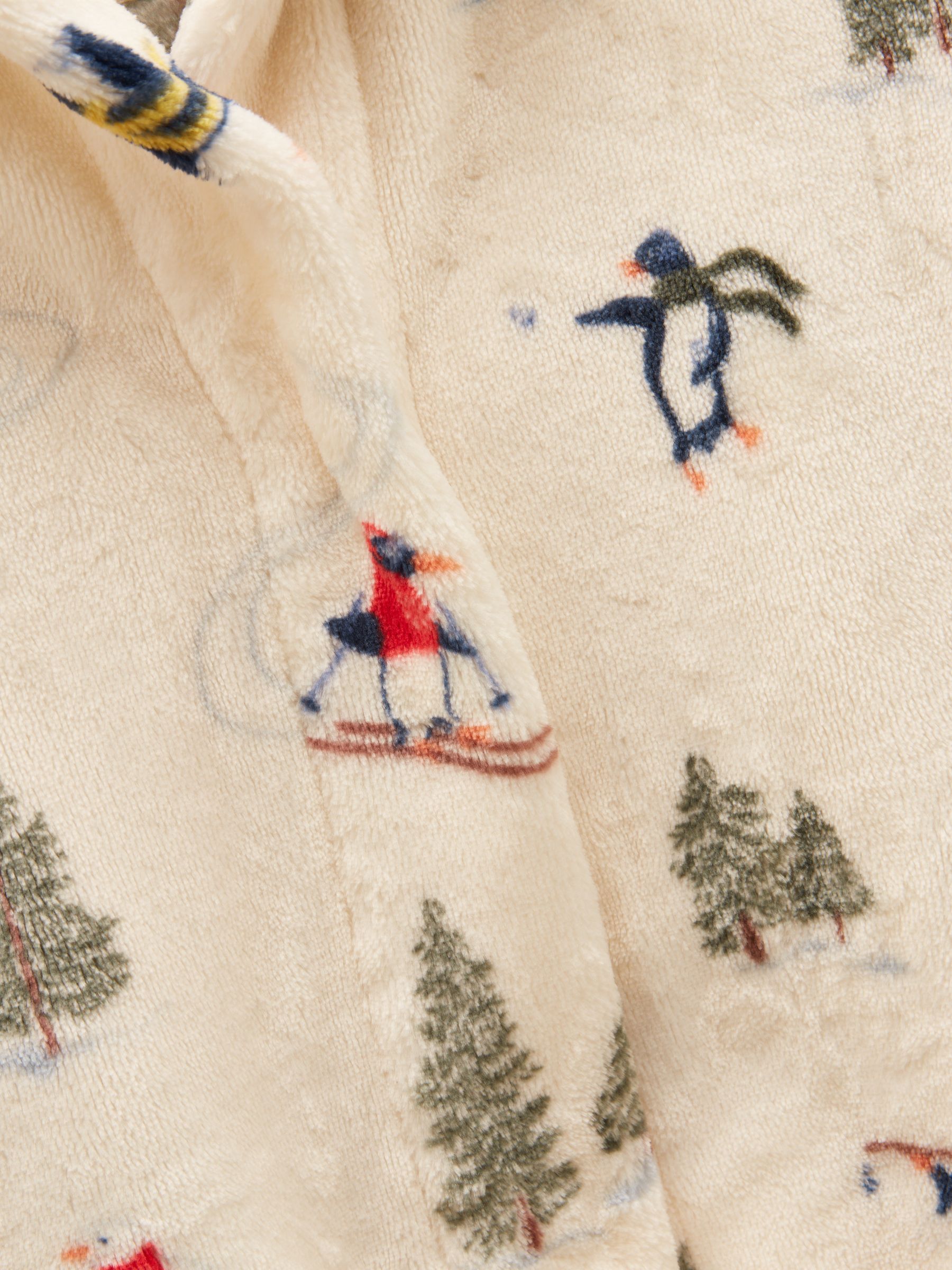 Kids' Snug Cream Dressing Gown - Image 4 of 4 Kids' Snug Cream Dressing Gown - Image 4 of 4