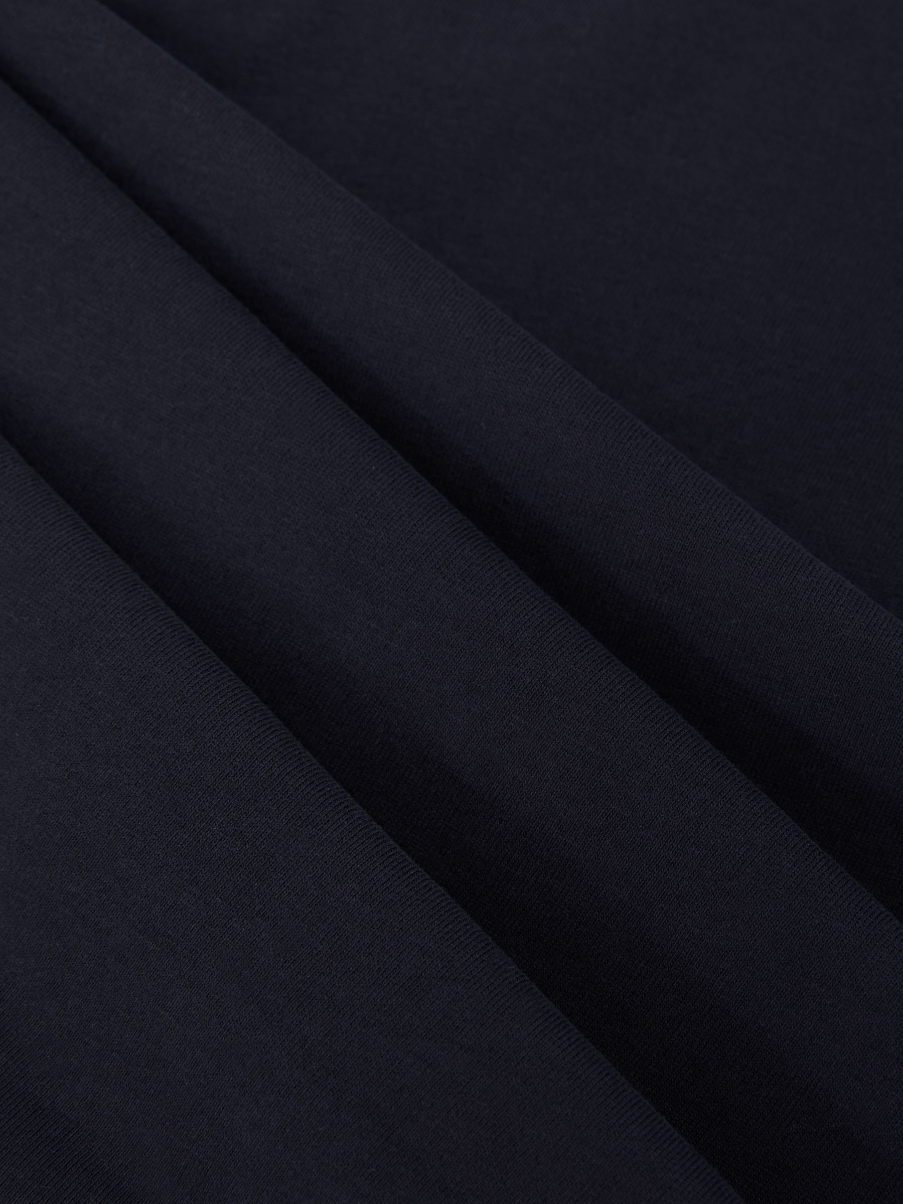 Brushed-Cotton Crew-Neck T-Shirt in Navy - image 3