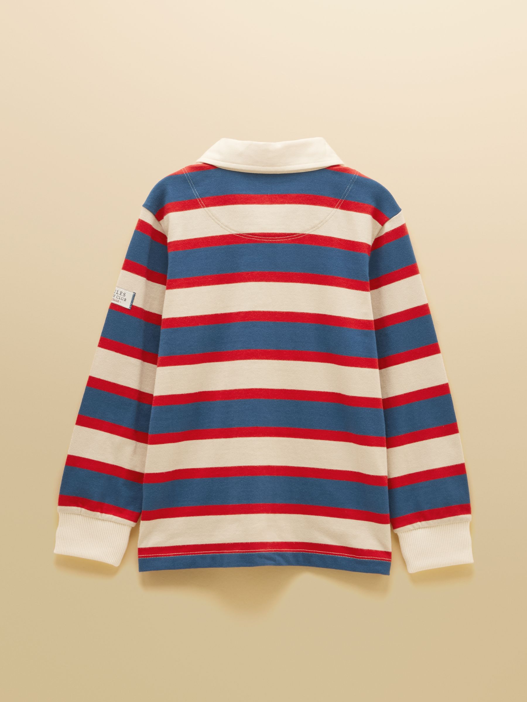 Boys' Rugby Club Red & Blue Long Sleeve Rugby Shirt - Image 2 of 6