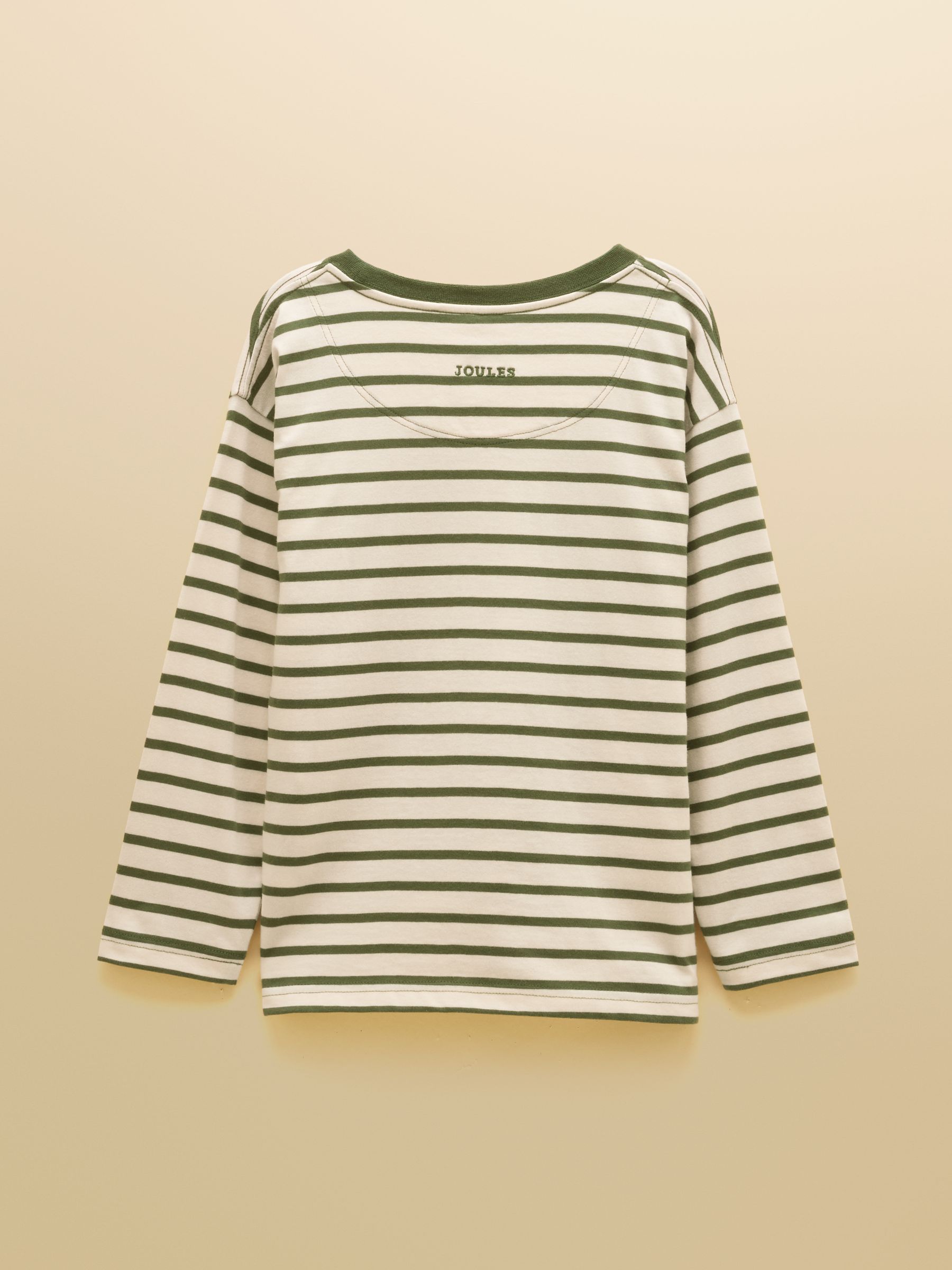 Boys' Finlay Green Dino Long Sleeve Applique Graphic T-Shirt - Image 2 of 5