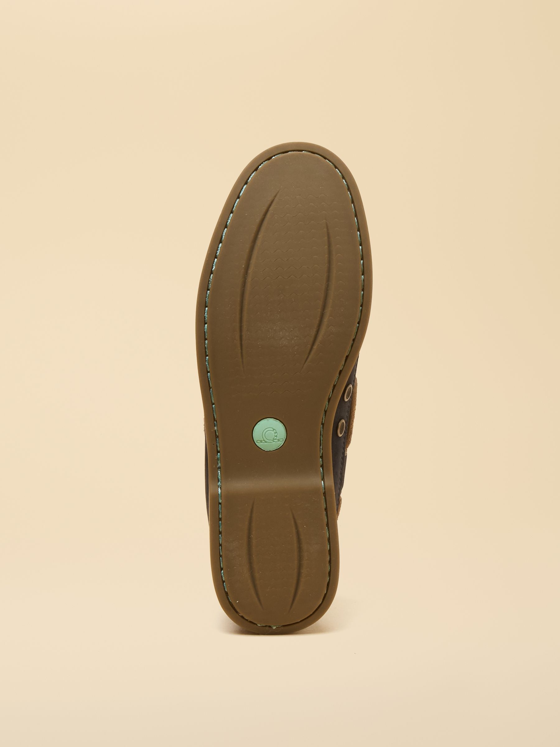 Joules X Chatham Navy Cove Deck Shoes - Image 4 of 6