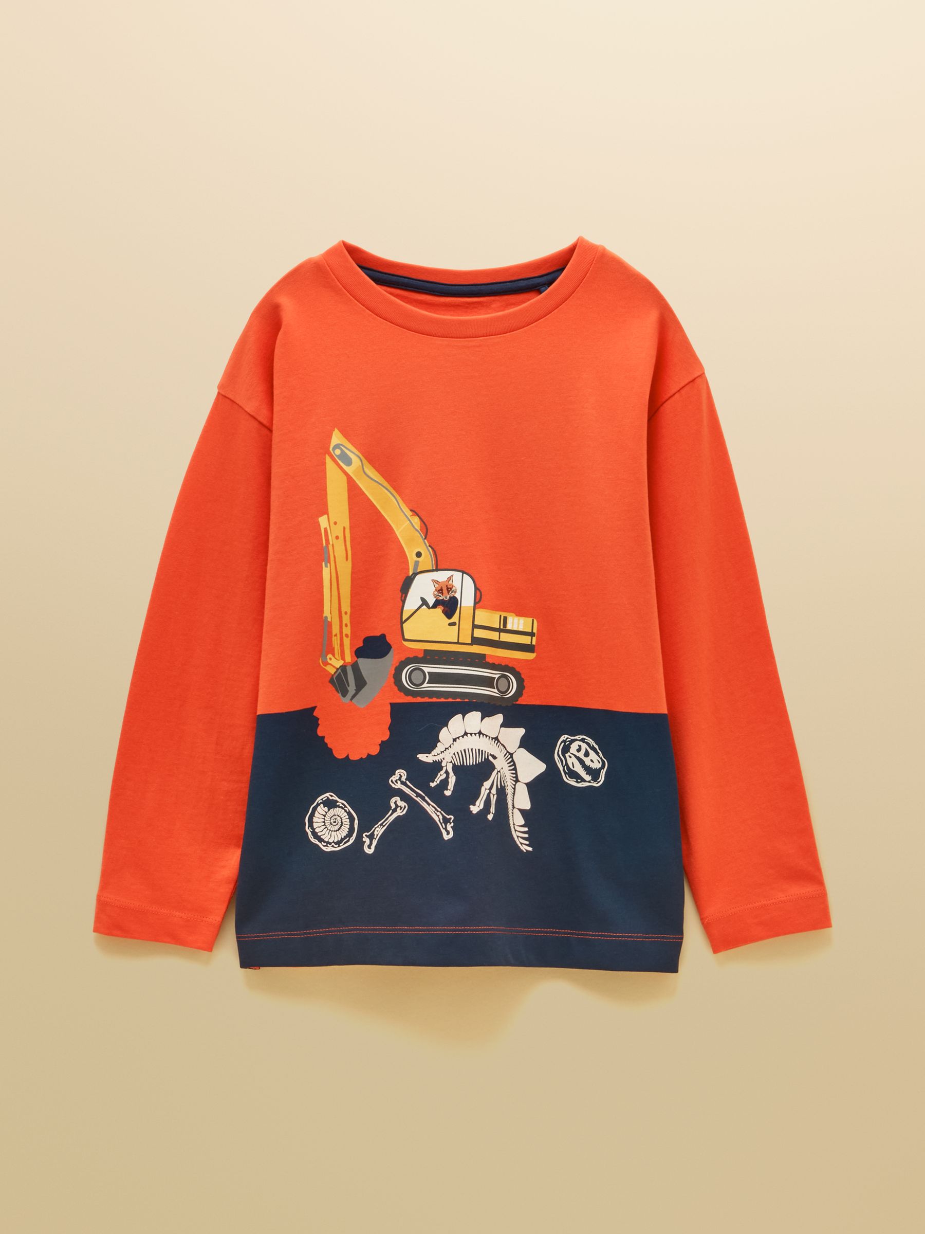 Boys' Finlay Burnt Orange Long Sleeve Top - Image 1 of 5 Boys' Finlay Burnt Orange Long Sleeve Top - Image 1 of 5