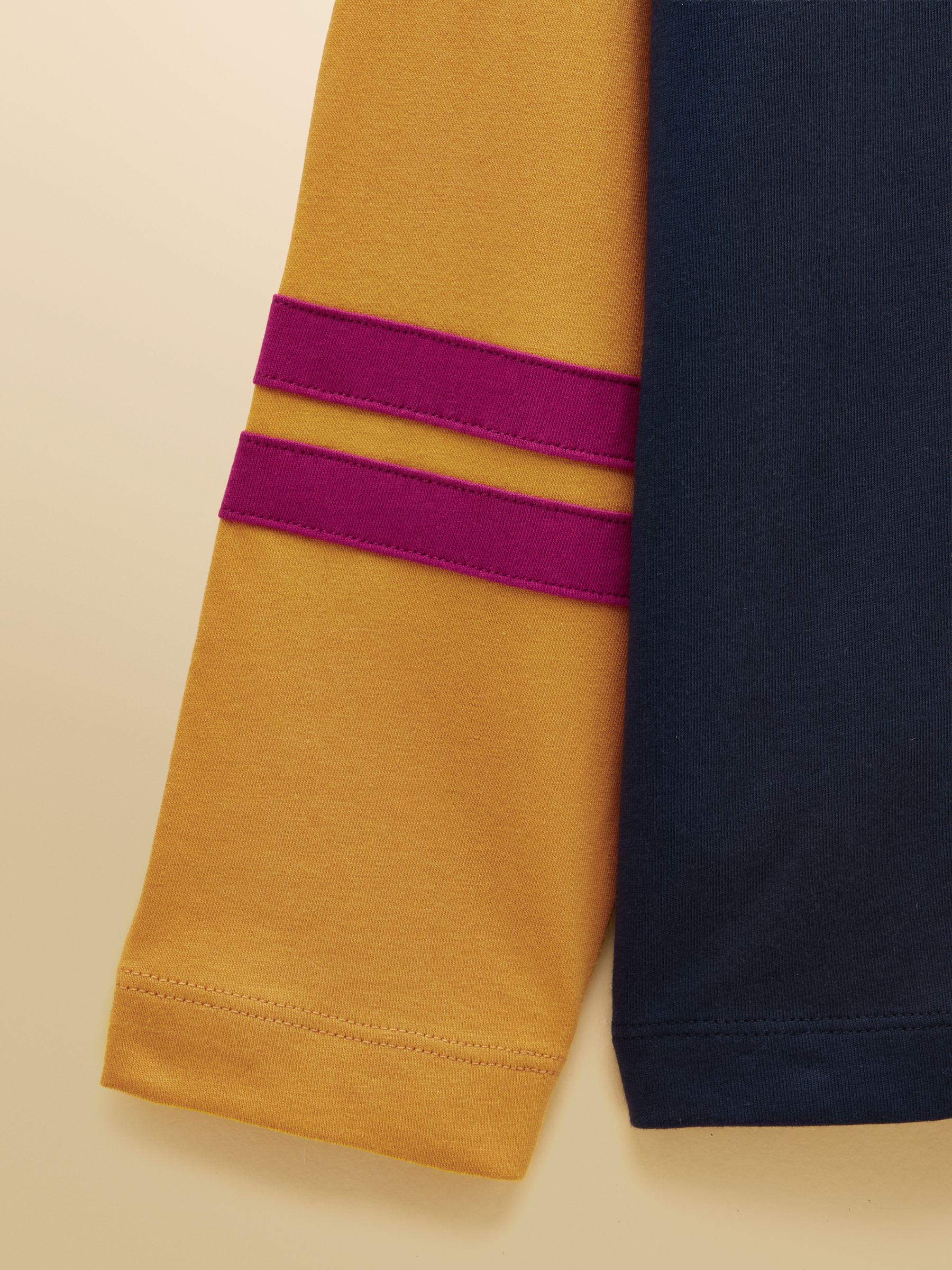 Boys' Bennett Navy Raglan Long Sleeve Top - Image 4 of 4 Boys' Bennett Navy Raglan Long Sleeve Top - Image 4 of 4