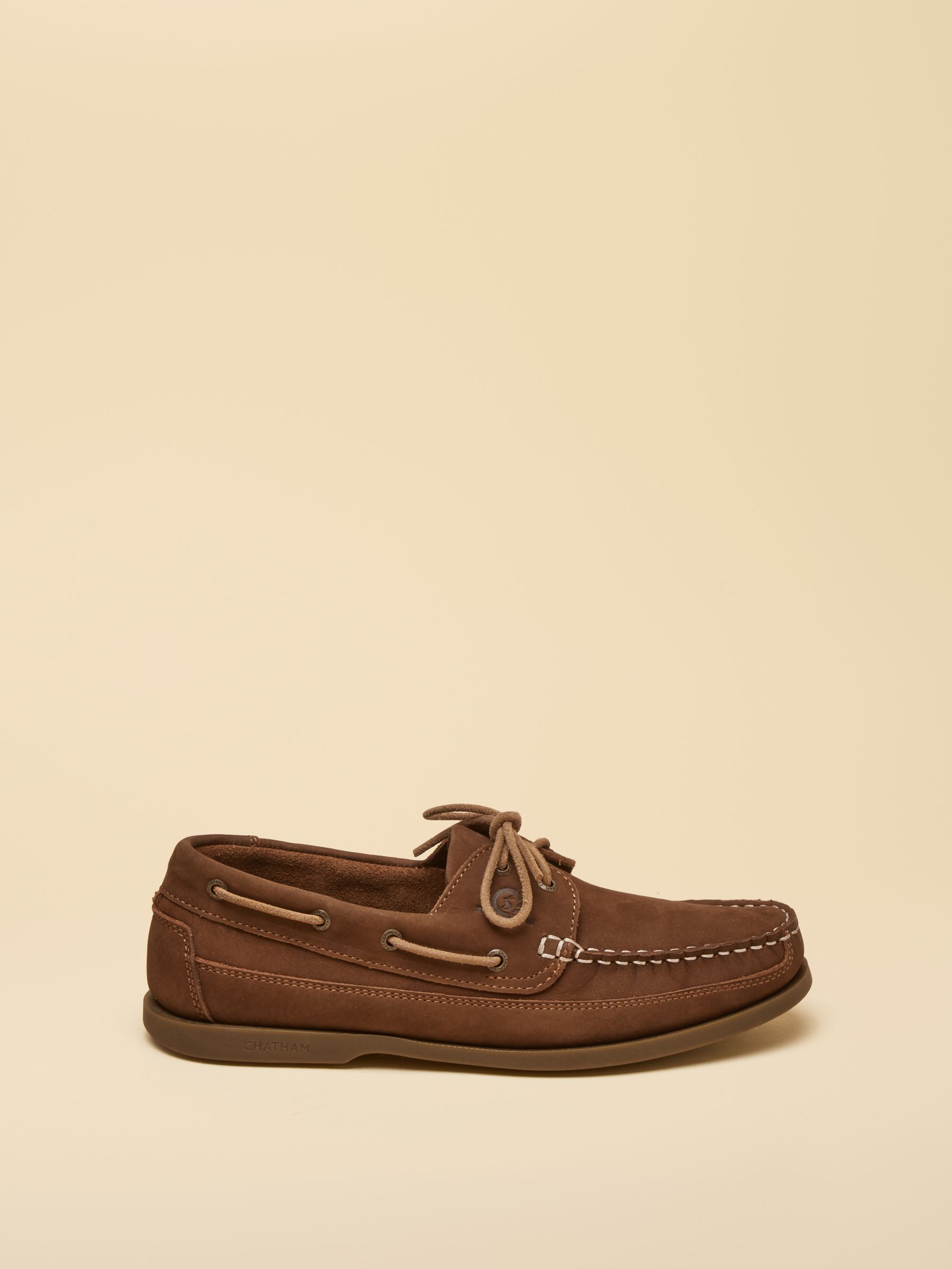 Joules X Chatham Tan Cove Deck Shoes - Image 3 of 7